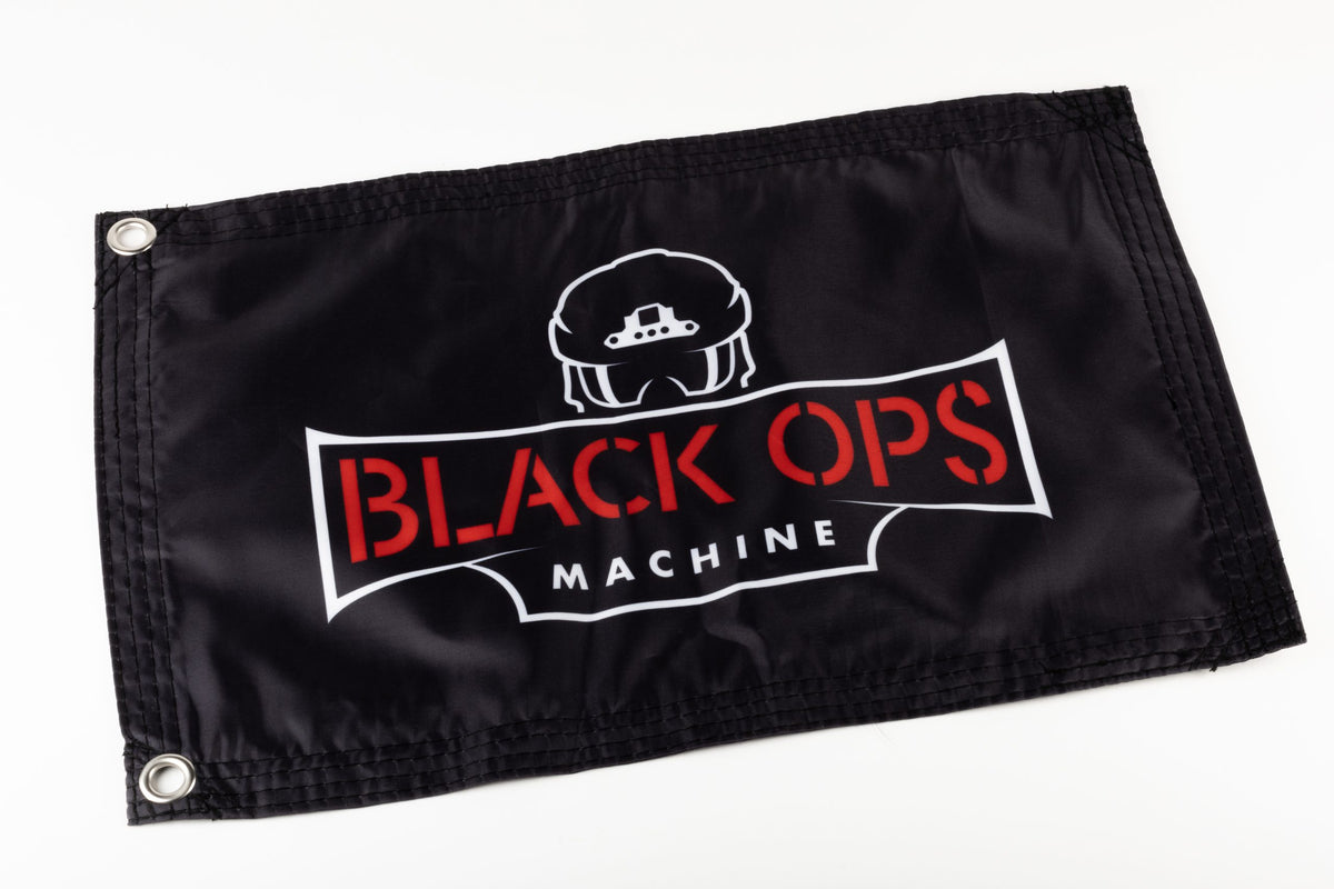 Black Ops Machine Whip Flag - Triple-Stitched, UTV Dune Flag (Sold Individually)