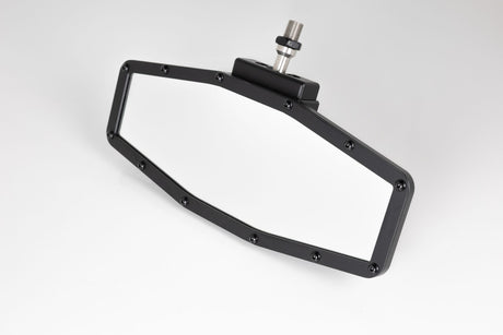 UTV Billet Rear View Mirror - CNC 6061-T6 Aluminum + Rock-Solid Ball Joint + Mildly Convex Lens (Universal)