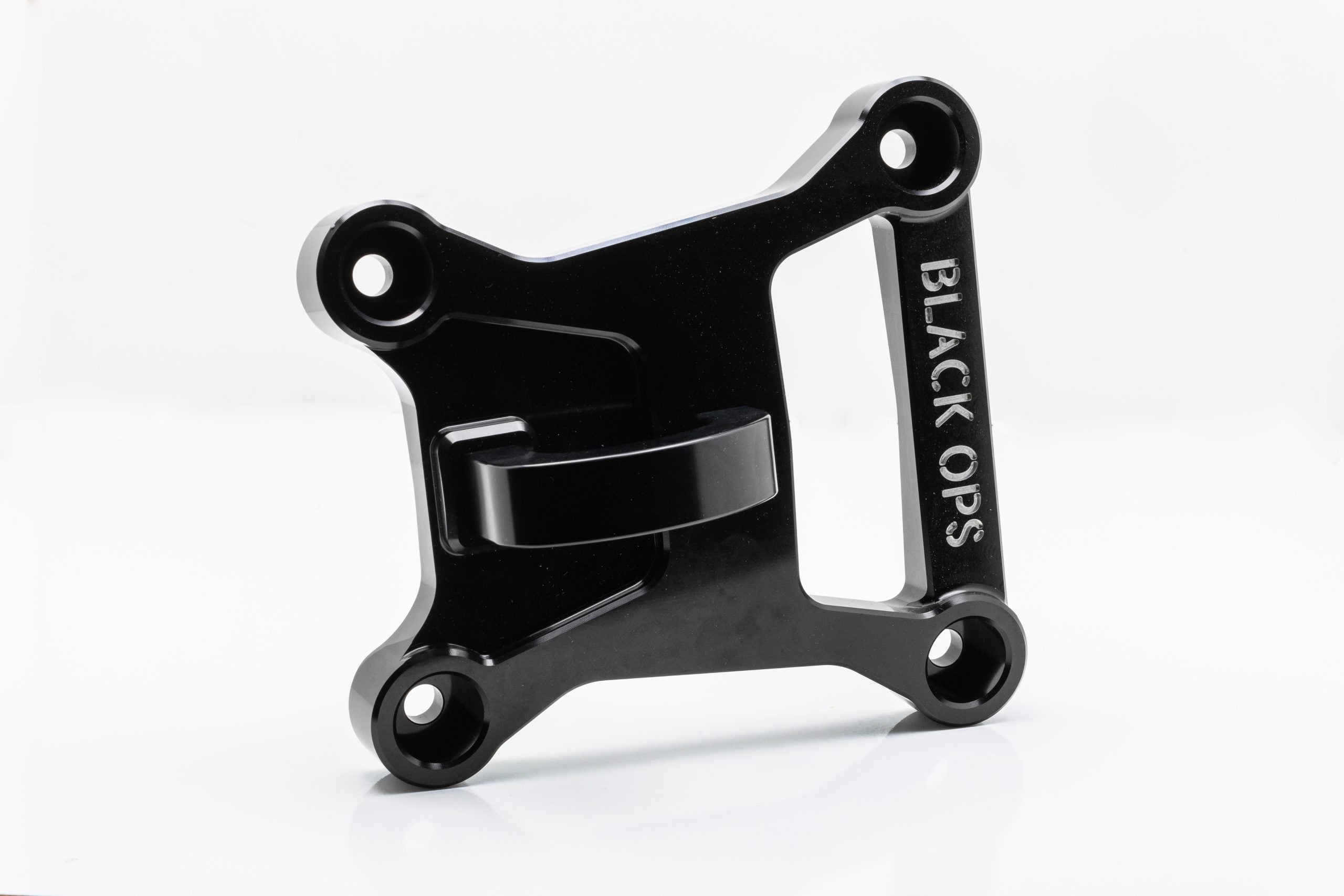 Polaris Pro XP Pull Plate - Billet 6061 Aluminum + Hard Anodized Black (Run With or Without Hook)