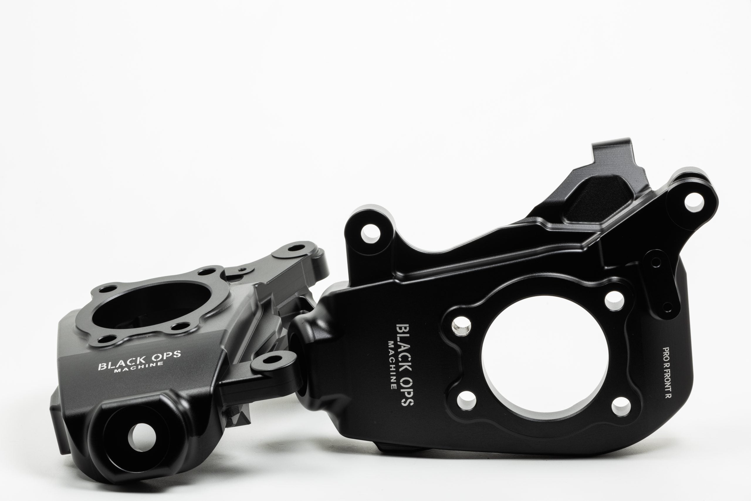 Pro R / Turbo R Front Knuckles - 6061 Billet Aluminum + 100% Bolt-On (Polaris Pro R & Turbo R)
