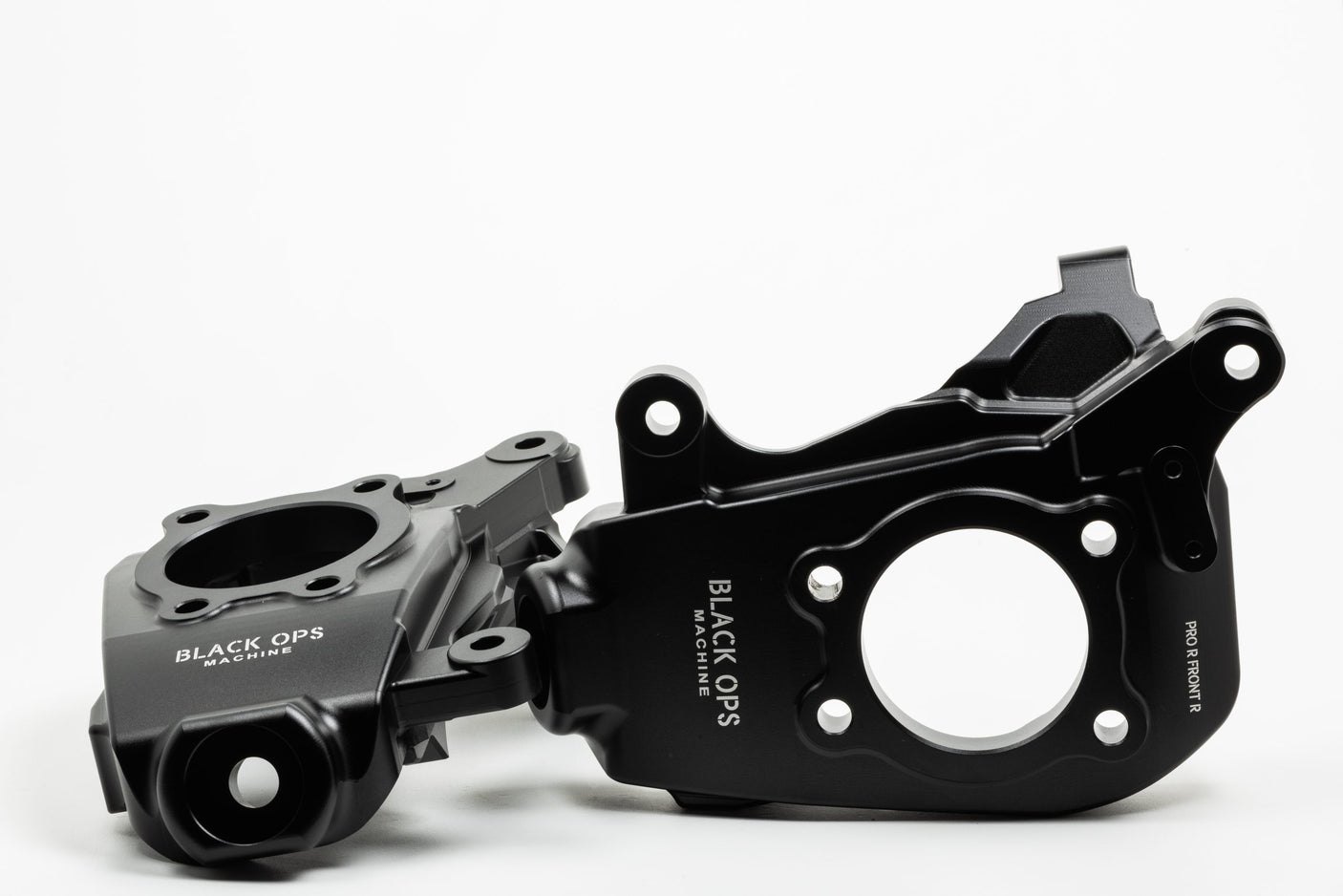 Pro R / Turbo R Front Knuckles - 6061 Billet Aluminum + 100% Bolt-On (Polaris Pro R & Turbo R)