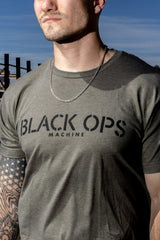 Black Ops Machine Green Heathered T-Shirt