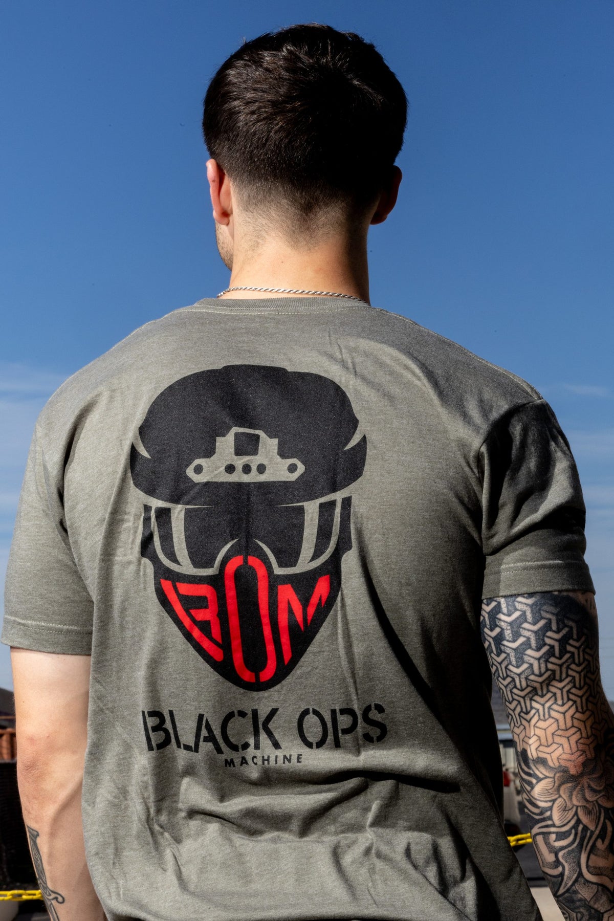 Black Ops Machine Green Heathered T-Shirt