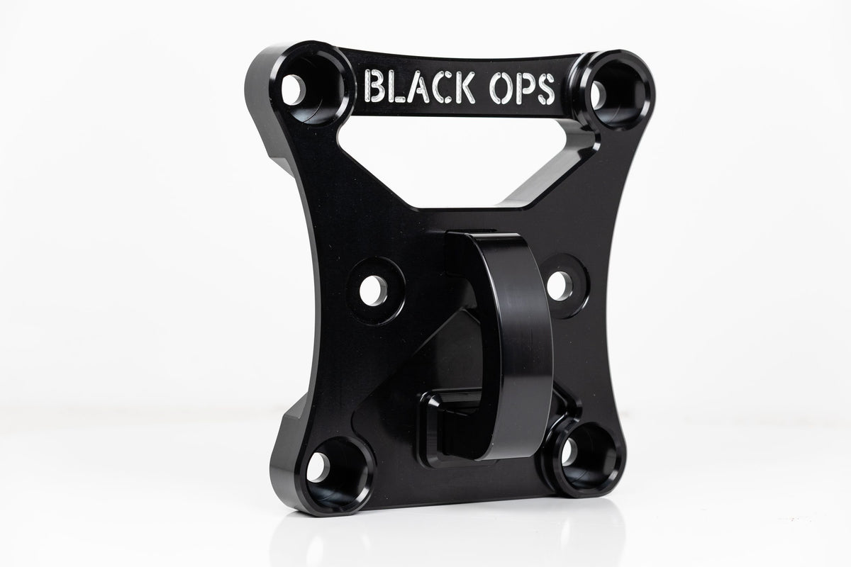 Can-Am Maverick X3 Pull Plate - Billet 6061 Aluminum + Hard Anodized Finish (2017-2021 & 2022+)