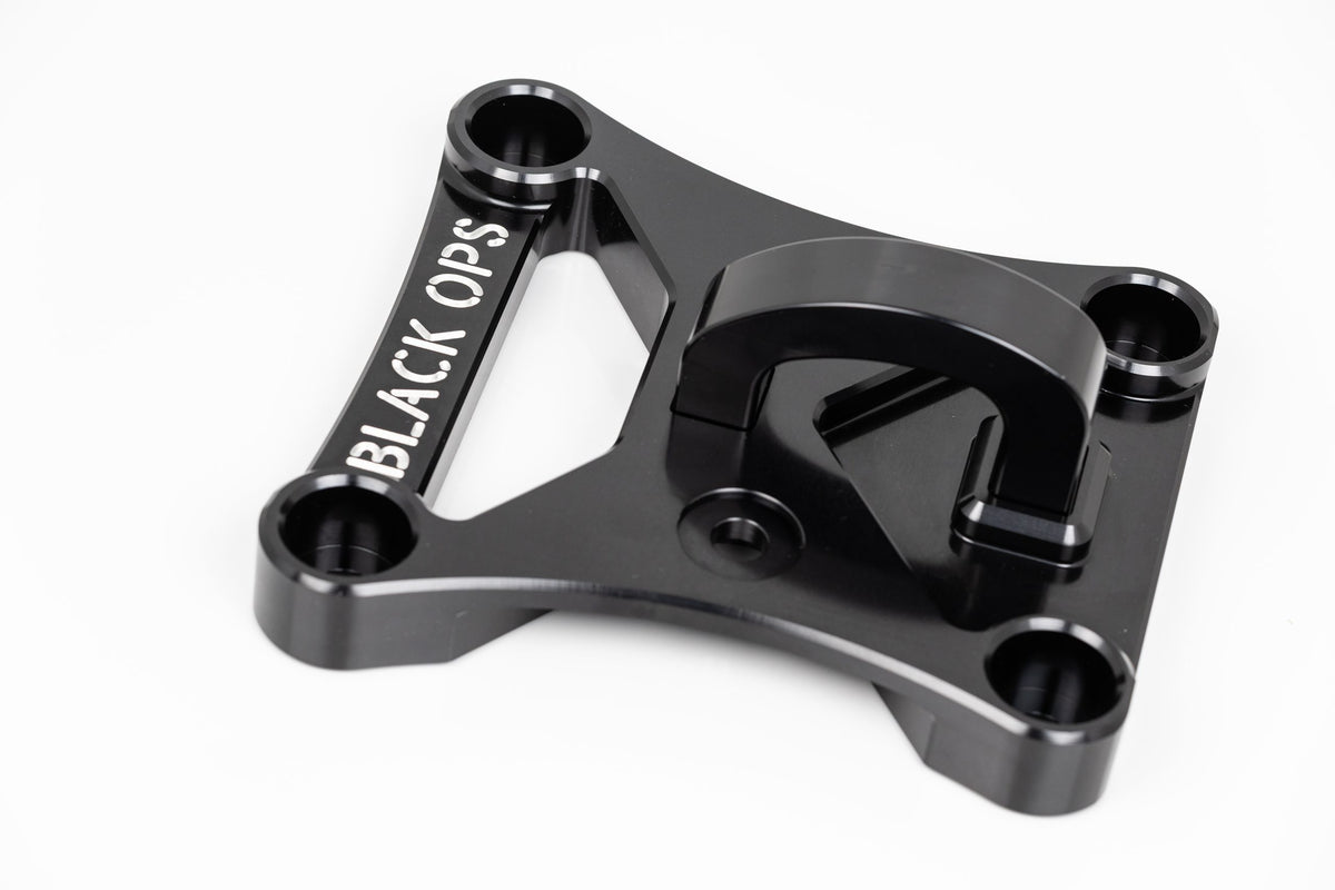 Can-Am Maverick X3 Pull Plate - Billet 6061 Aluminum + Hard Anodized Finish (2017-2021 & 2022+)
