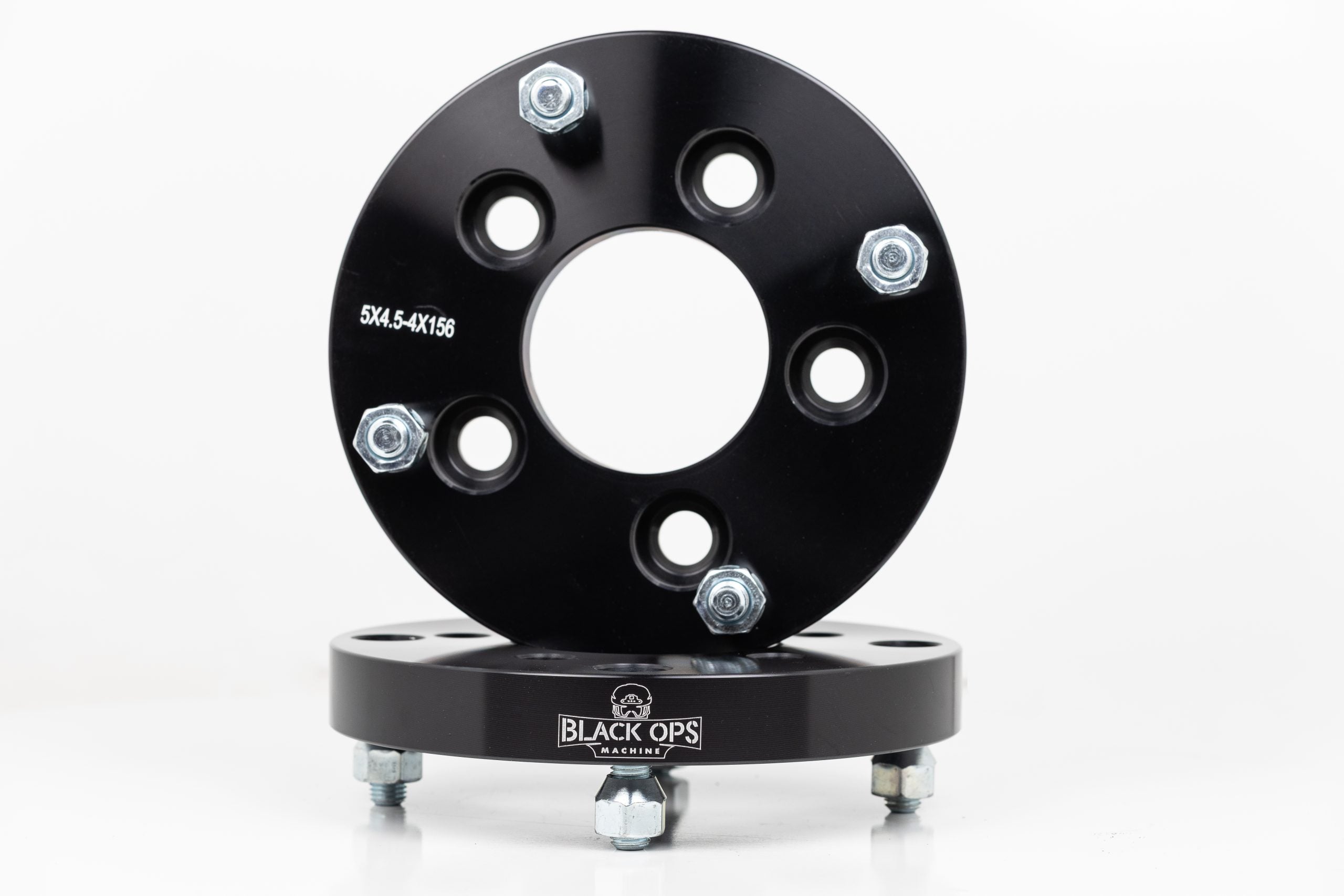 Polaris Wheel Adapter 5x114.3 to 4x156 - CNC Machined, Anodized Black (Pro R / Turbo R / Xpedition / Ranger)