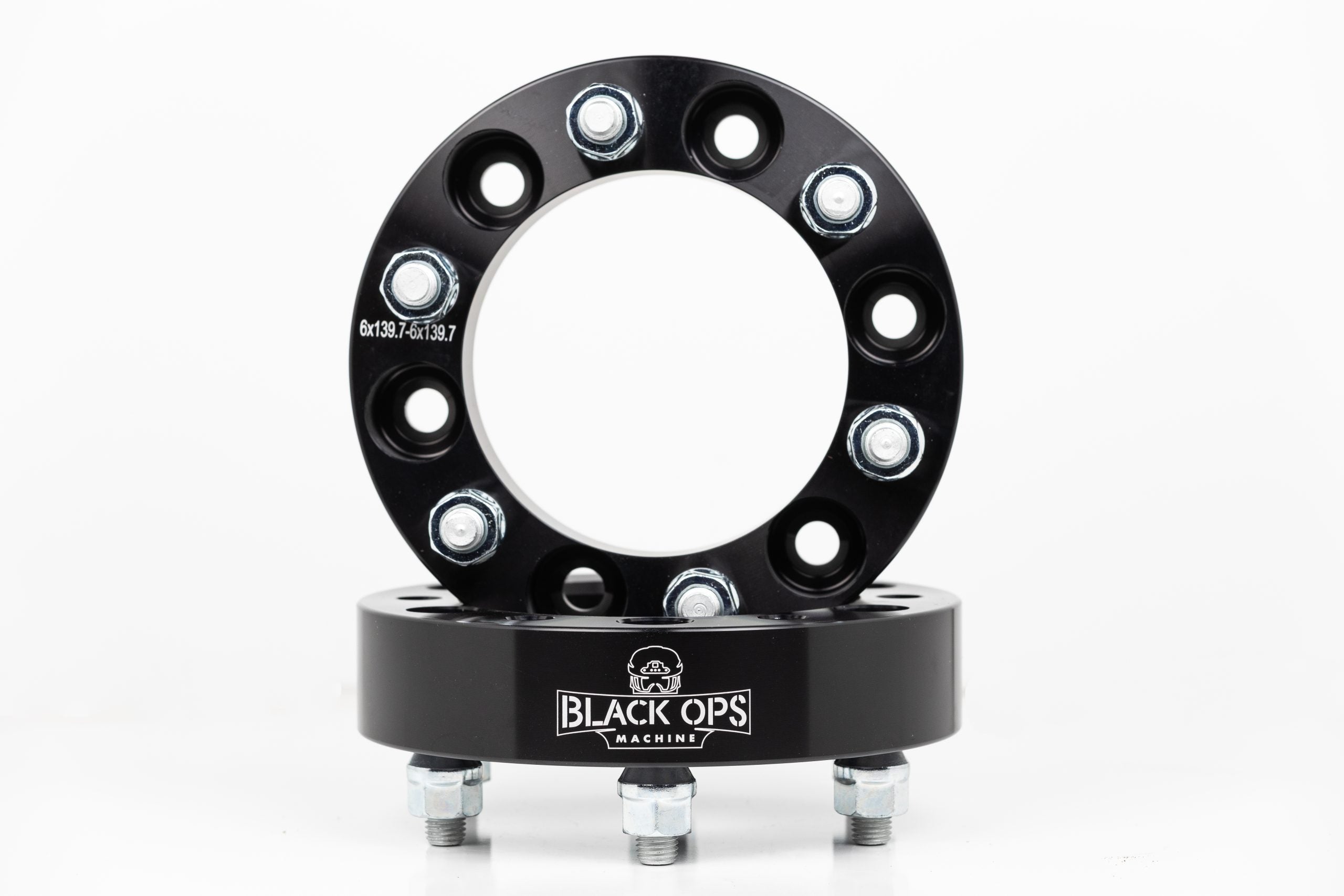 Can-Am Maverick R 1.5" Wheel Spacers - 6061-T6 Aluminum + Hard Anodized Black (6x139.7, Sold in Pairs)