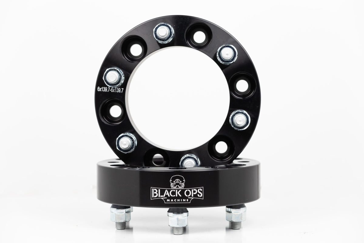 Can-Am Maverick R 1.5" Wheel Spacers - 6061-T6 Aluminum + Hard Anodized Black (6x139.7, Sold in Pairs)