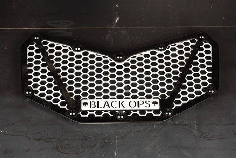 Black Ops Machine Can-Am Maverick X3 Grill - Honeycomb Protection + Full Airflow (Includes Upper Vent)
