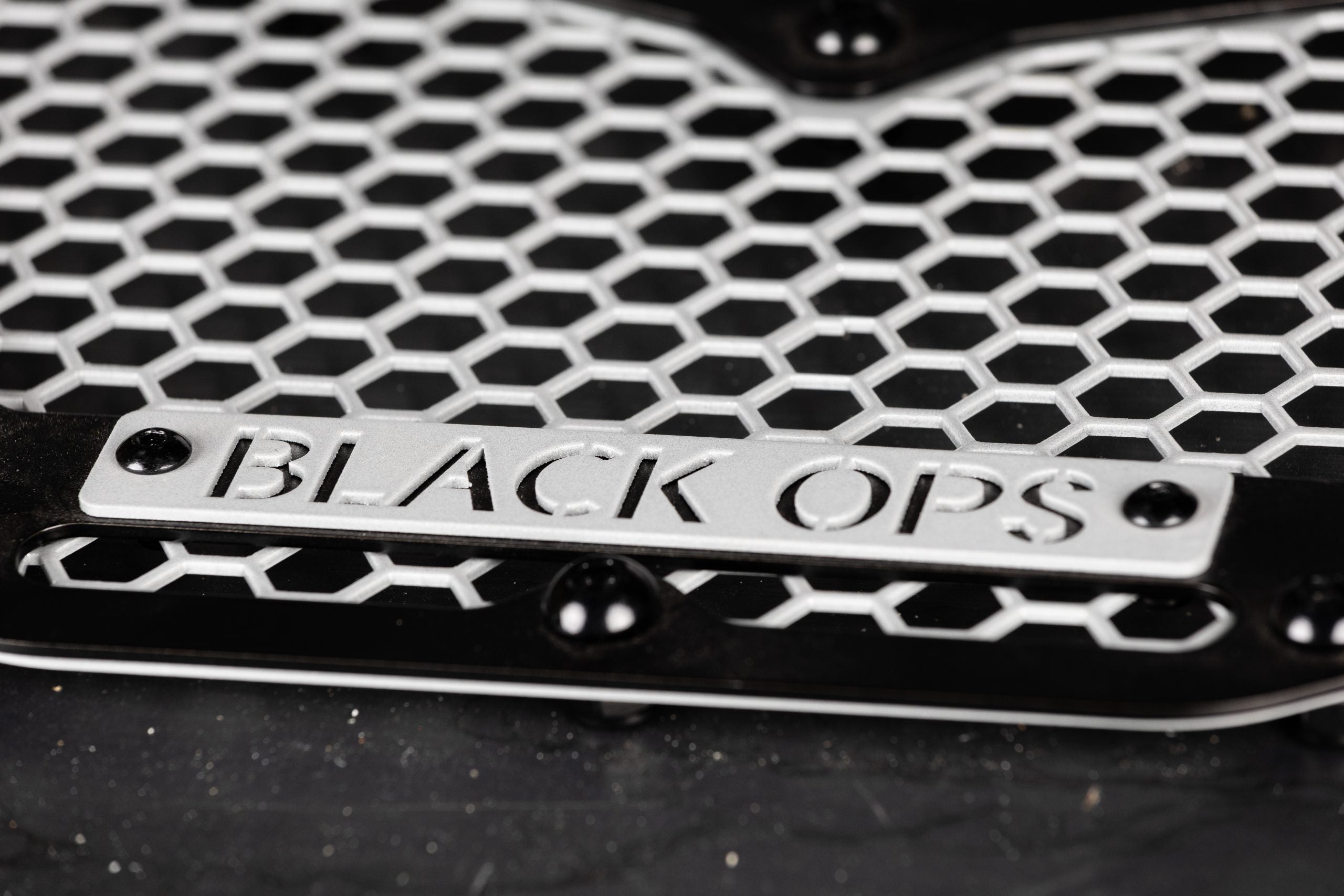 Black Ops Machine Can-Am Maverick X3 Grill - Honeycomb Protection + Full Airflow (Includes Upper Vent)