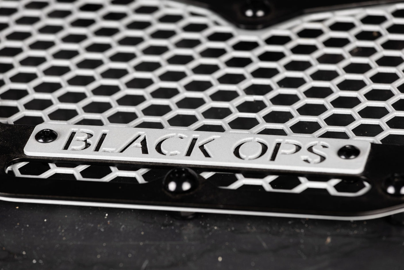 Black Ops Machine Can-Am Maverick X3 Grill - Honeycomb Protection + Full Airflow (Includes Upper Vent)