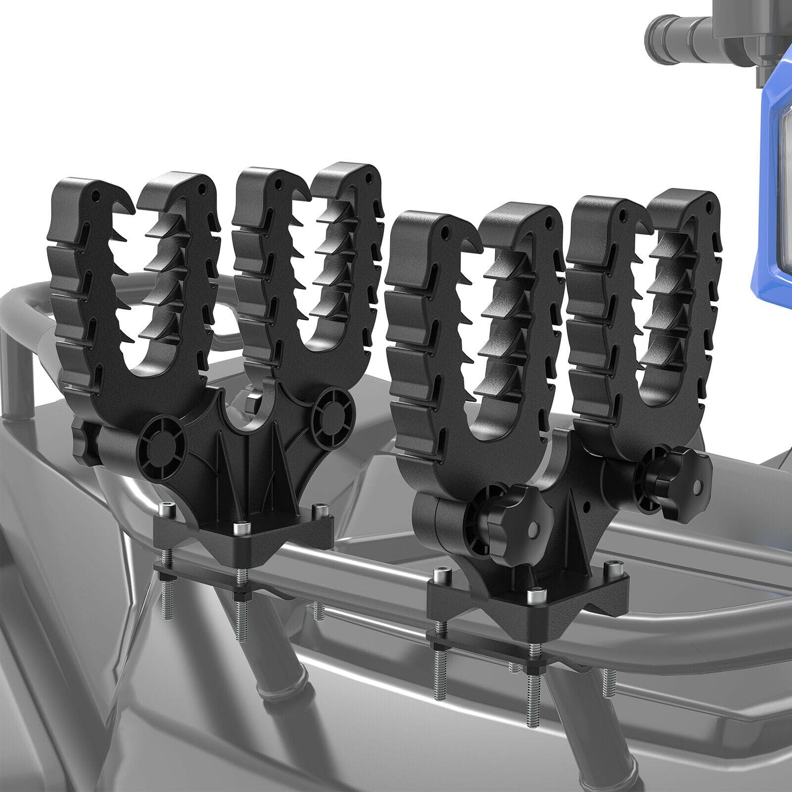 Photo of UTV ATV Double U-bracket Mount Grip by Kemimoto - Premium for UTVs / Side by Sides
