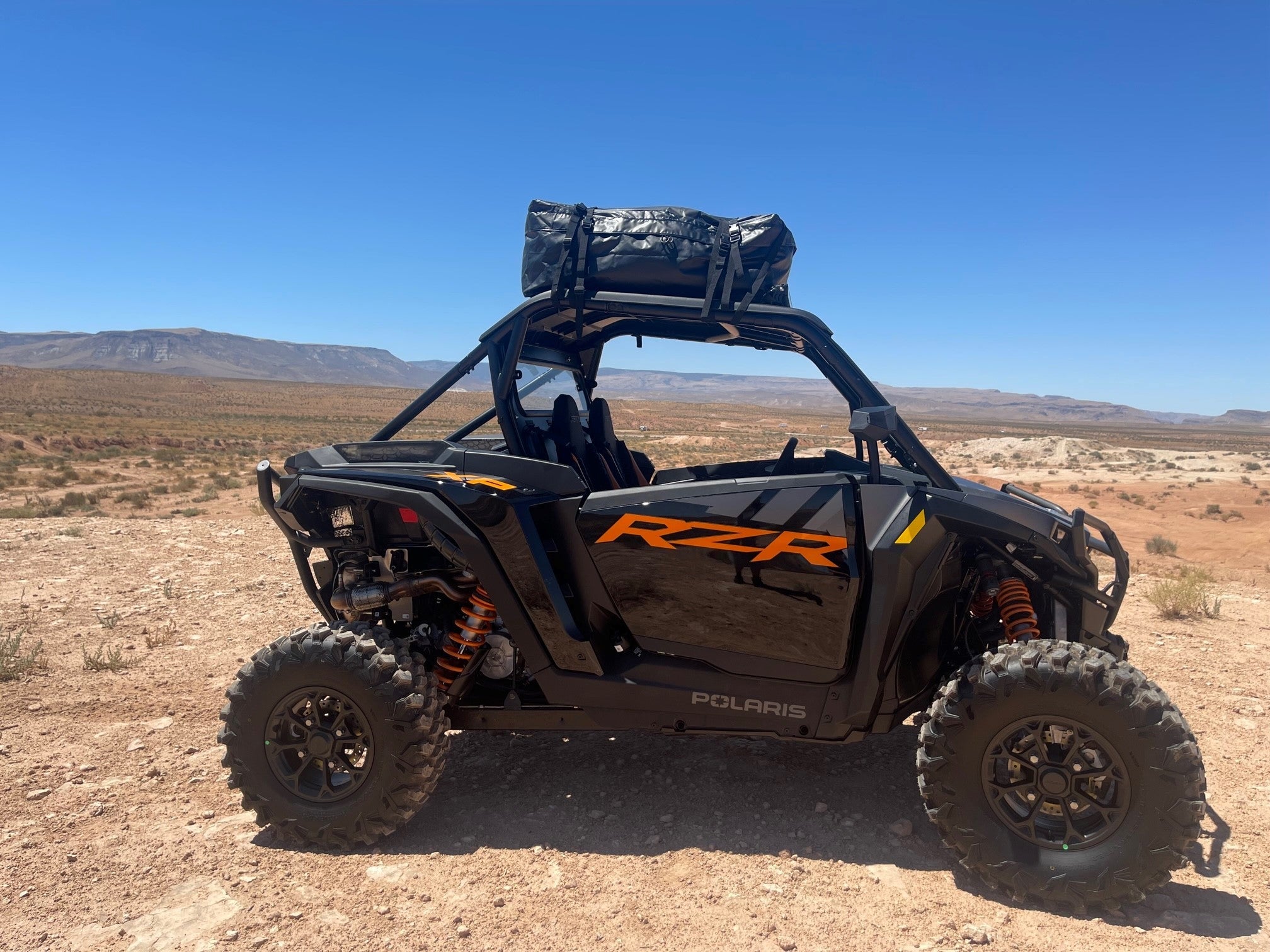 Photo of DIRT WARRIOR Waterproof NOT-SO-DIRTY Roof Top Bag by Dirt Warrior Accessories - Premium STORAGE for UTVs / Side by Sides