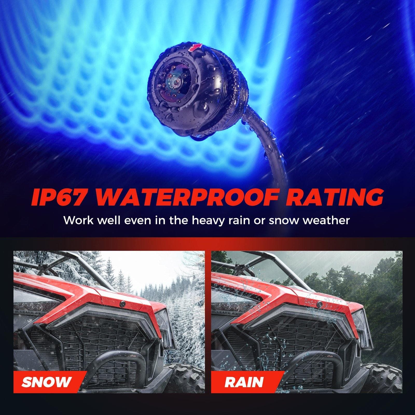 Photo of Kemimoto Front Camera For Polaris RZR PRO XP XP 4 Turbo 1000 900 PRO R by Kemimoto - Premium for UTVs / Side by Sides