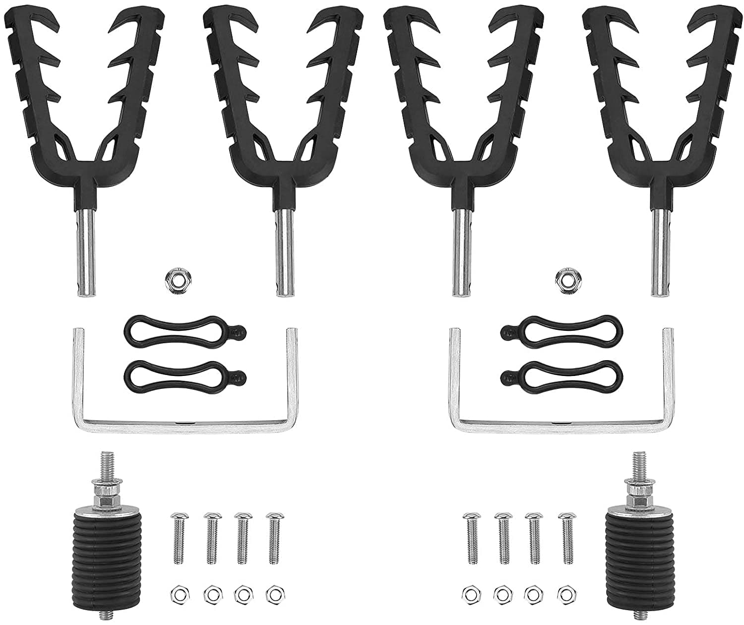 Photo of UTV Gun Mount, Tool Rack Fit Polaris Ranger & General by Kemimoto - Premium for UTVs / Side by Sides