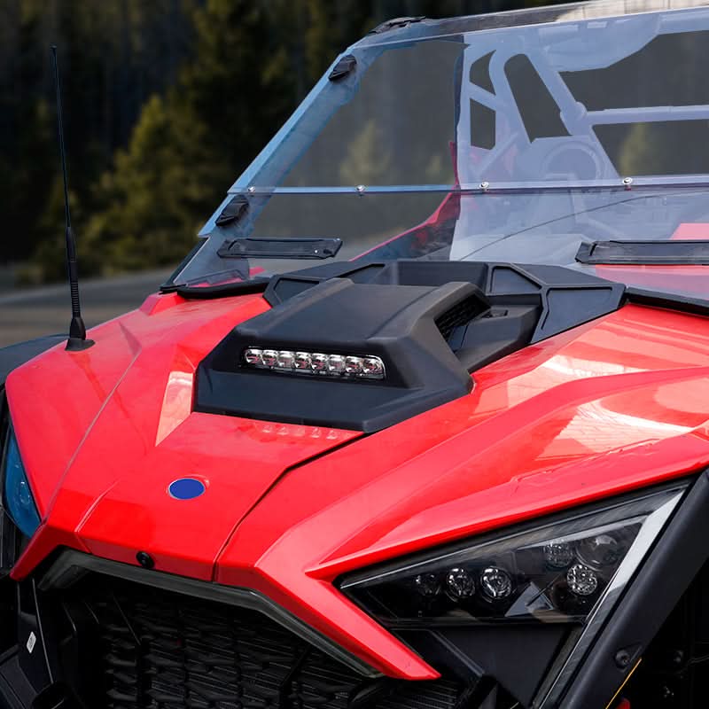 Photo of Kemimoto Hood Scoop with LED Spotlight for Polaris RZR PRO XP/ XP4 by Kemimoto - Premium for UTVs / Side by Sides