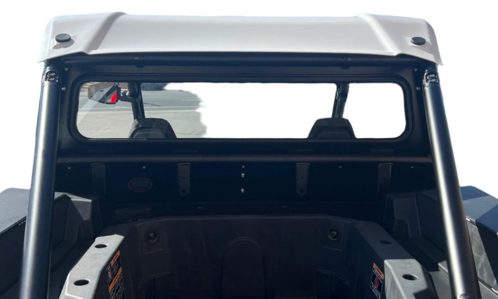 Photo of POLARIS RZR XP1000 REAR WINDSHIELD 2024 by Dirt Warrior Accessories - Premium WINDSHIELD for UTVs / Side by Sides