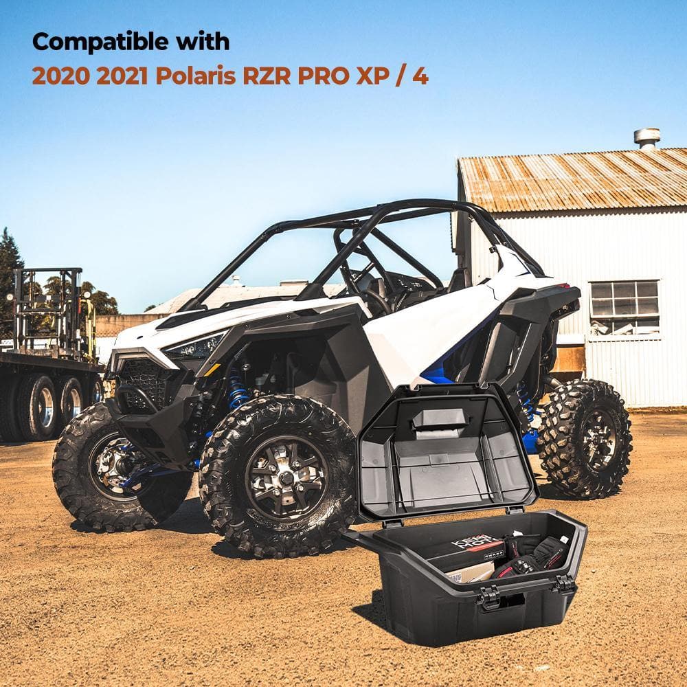 Photo of UTV 42QT Rear Cargo Storage Box for Polaris RZR PRO XP /XP 4 by Kemimoto - Premium for UTVs / Side by Sides