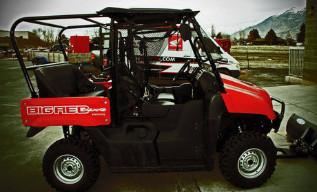 Photo of Honda Big Red Backseat and Roll Cage Kit (2009-2013) by UTV Mountain Accessories - Premium Roll Cages for UTVs / Side by Sides
