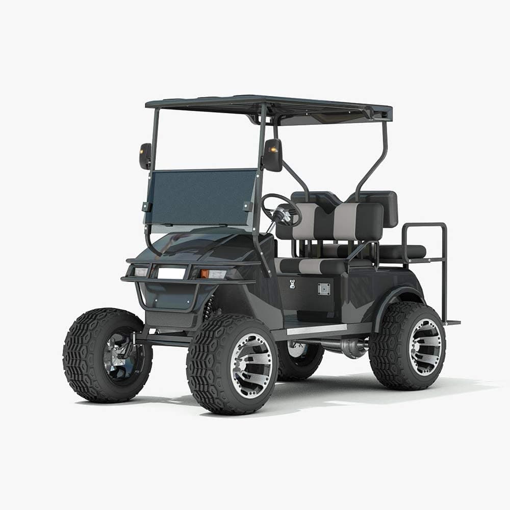 Photo of Golf Cart Side Mirror with LED Turn Signal Light by Kemimoto - Premium for UTVs / Side by Sides