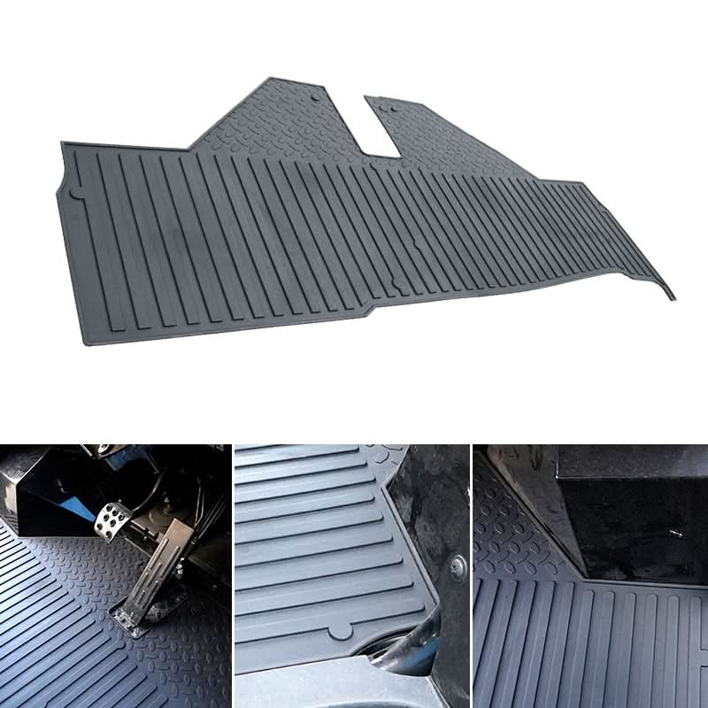 Photo of Front Floor Mats for Kawasaki Mule 4010 4000 3010 by Kemimoto - Premium for UTVs / Side by Sides