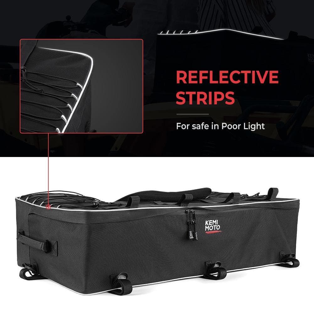 Photo of Kemimoto ATV Rear Cargo Rack Bag by Kemimoto - Premium for UTVs / Side by Sides