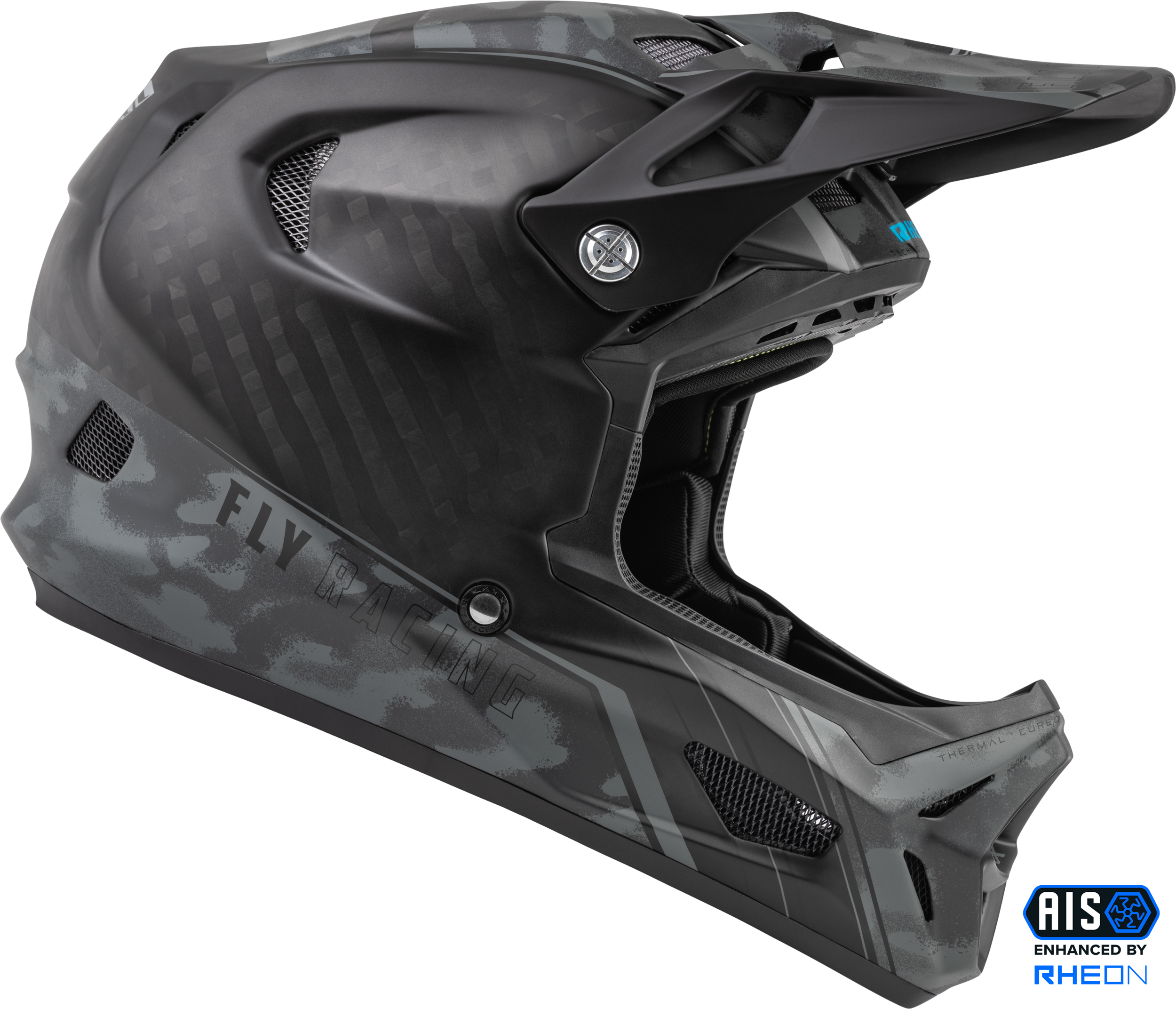 Photo of YOUTH WERX-R CARBON HELMET MATTE CAMO CARBON YL by FLY RACING - Premium Helmets for UTVs / Side by Sides