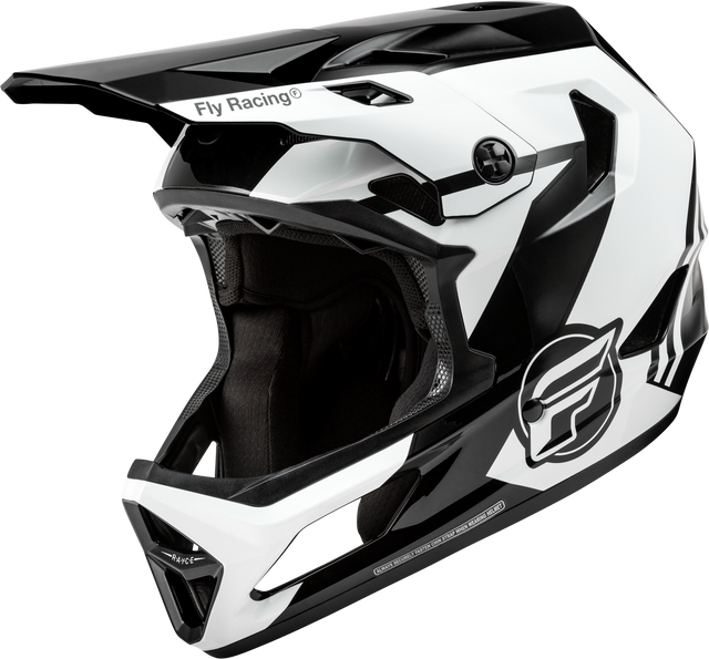 Photo of RAYCE BICYCLE HELMET BLACK/WHITE/GREY XS by FLY RACING - Premium Helmets for UTVs / Side by Sides
