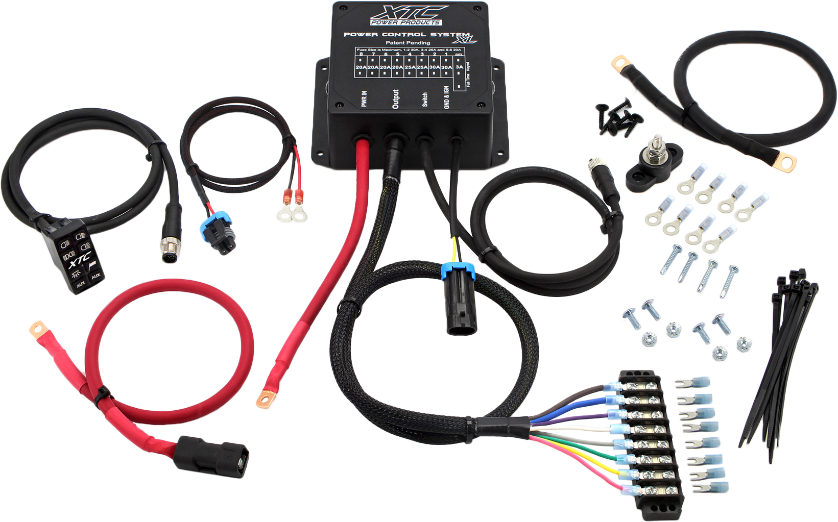 Photo of 8 SWITCH POWER CONTROL SYSTEM WITH MICRO SWITCH PAD by XTC POWER PRODUCTS - Premium Switches for UTVs / Side by Sides