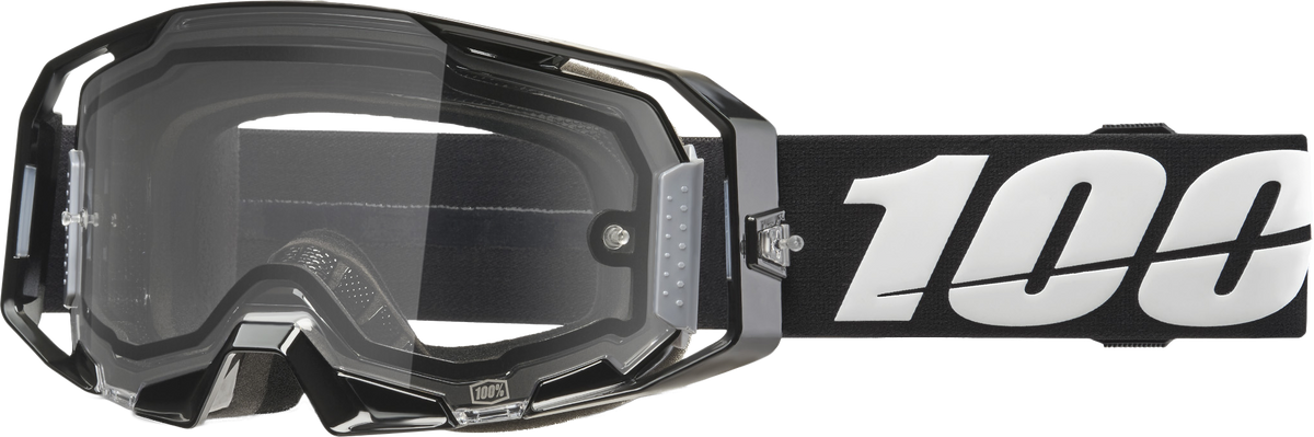 100% ARmatic Enduro Moto Goggles - Black Clear Lens