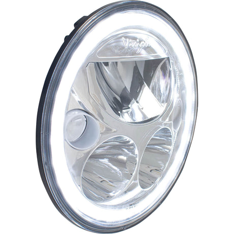 Photo of Single 7" Round VX Headlight (with Low-High-Halo) by Vision X Off-Road - Premium LED Headlight for UTVs / Side by Sides