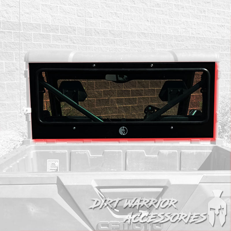 Photo of Dirt Warrior Accessories - CF MOTO U Force 1000 Rear Windshield 2019+ by Dirt Warrior Accessories - Premium WINDSHIELD for UTVs / Side by Sides