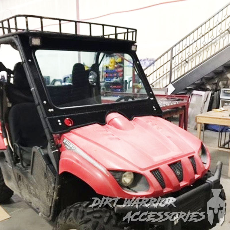 Photo of Dirt Warrior Accessories - Yamaha Rhino Front Windshield 2005-2012 by Dirt Warrior Accessories - Premium WINDSHIELD for UTVs / Side by Sides