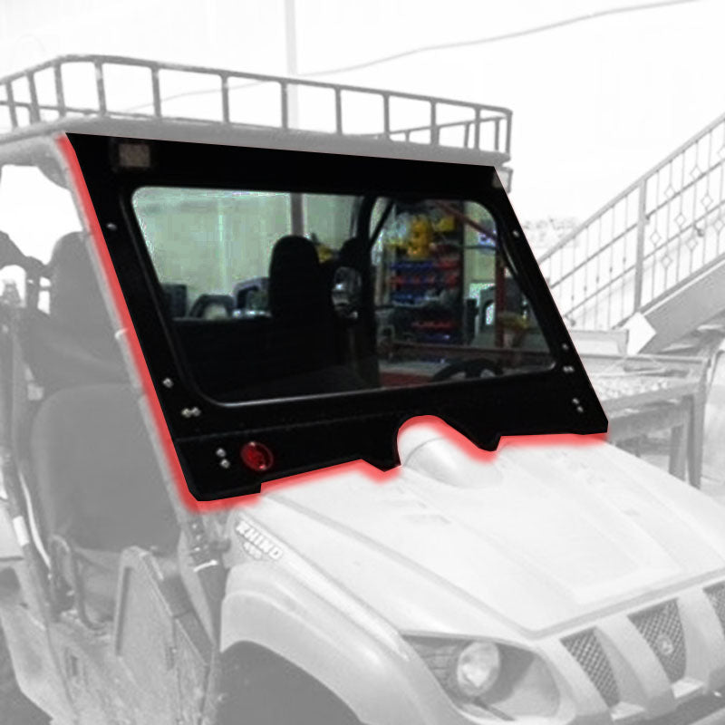 Photo of Dirt Warrior Accessories - Yamaha Rhino Front Windshield 2005-2012 by Dirt Warrior Accessories - Premium WINDSHIELD for UTVs / Side by Sides