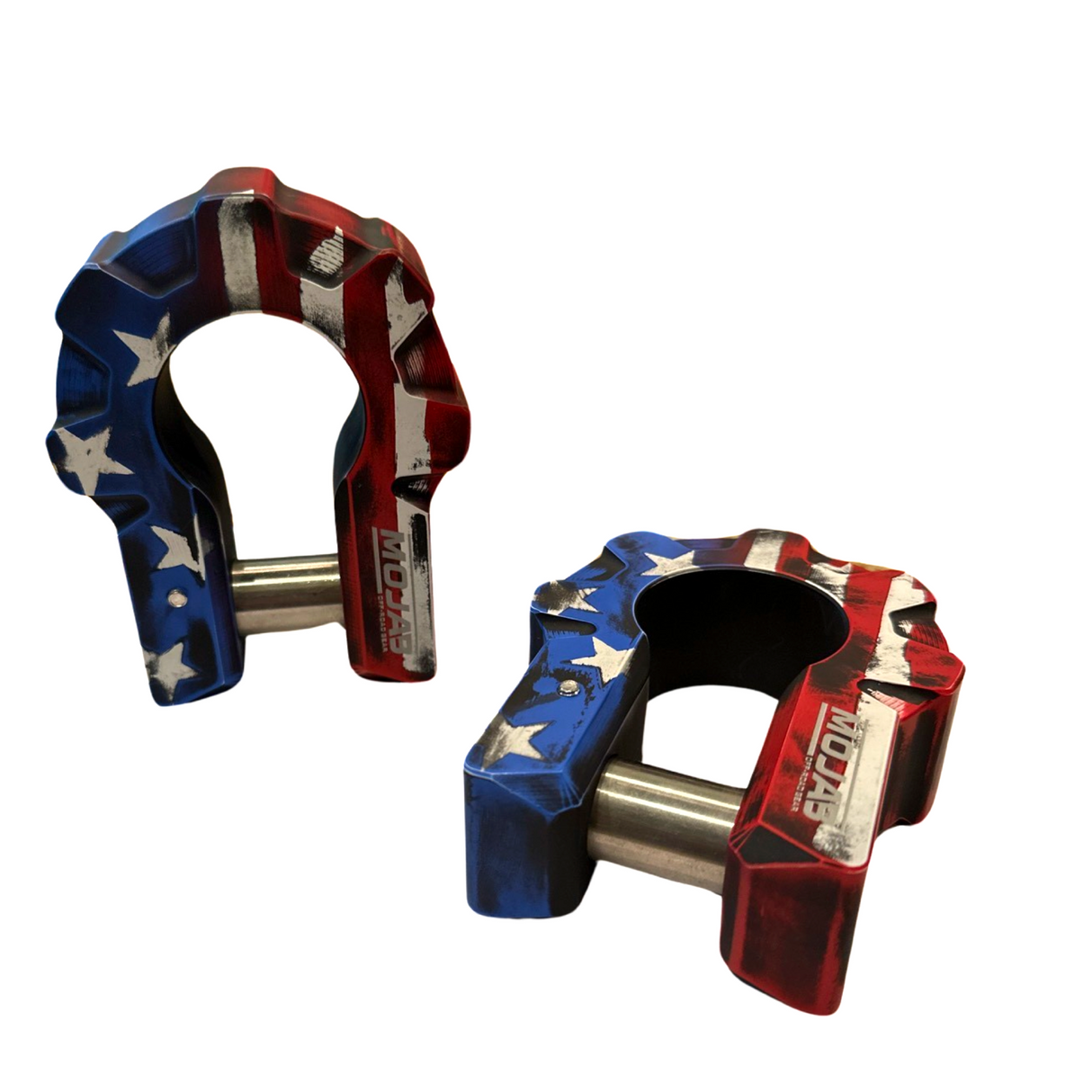 American Flag - 3/4'' Extreme duty Aluminum Shackle set (9T)