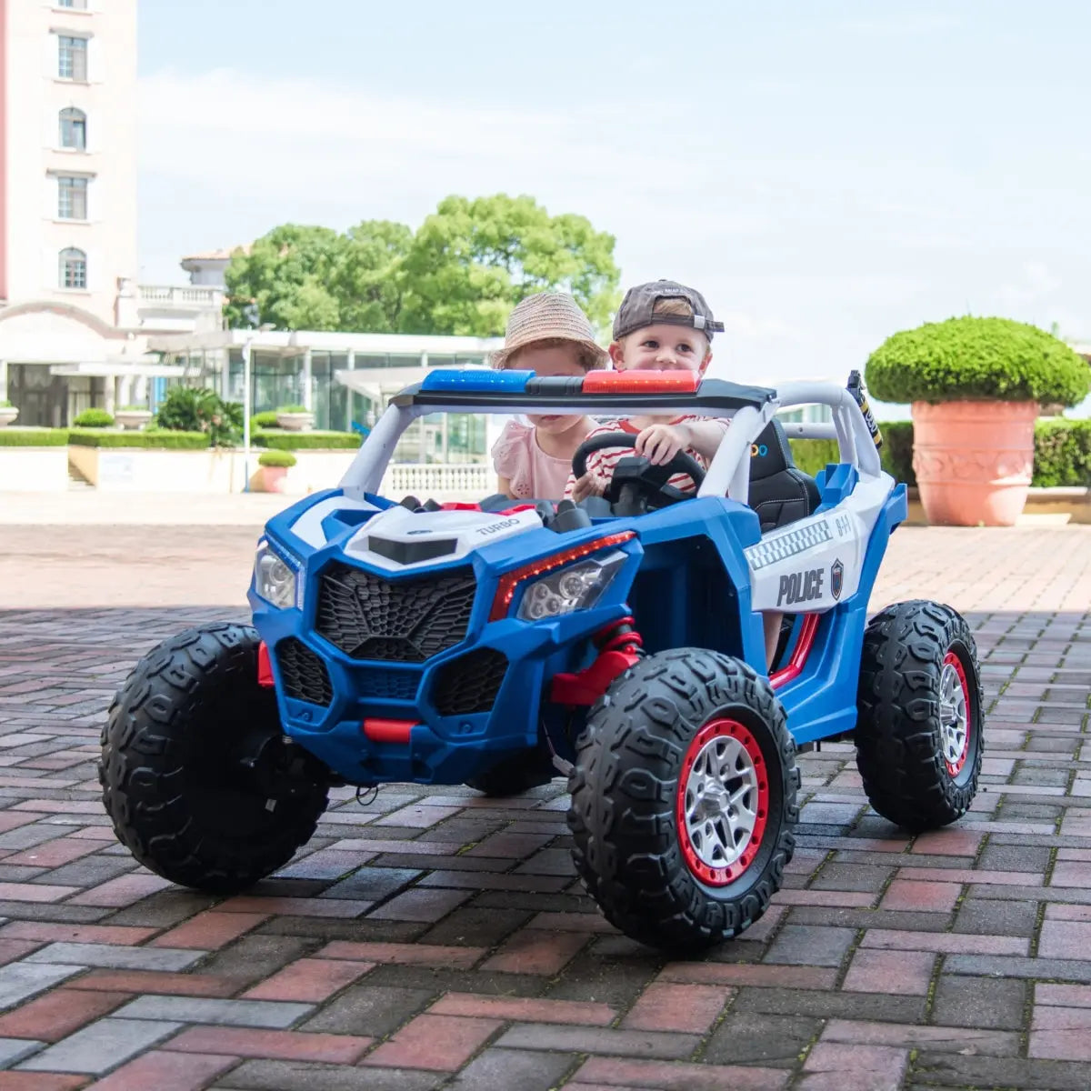 Photo of 24V Freddo Storm Police UTV 2 Seater by Freddo Toys - Premium Electric Kids Cars for UTVs / Side by Sides