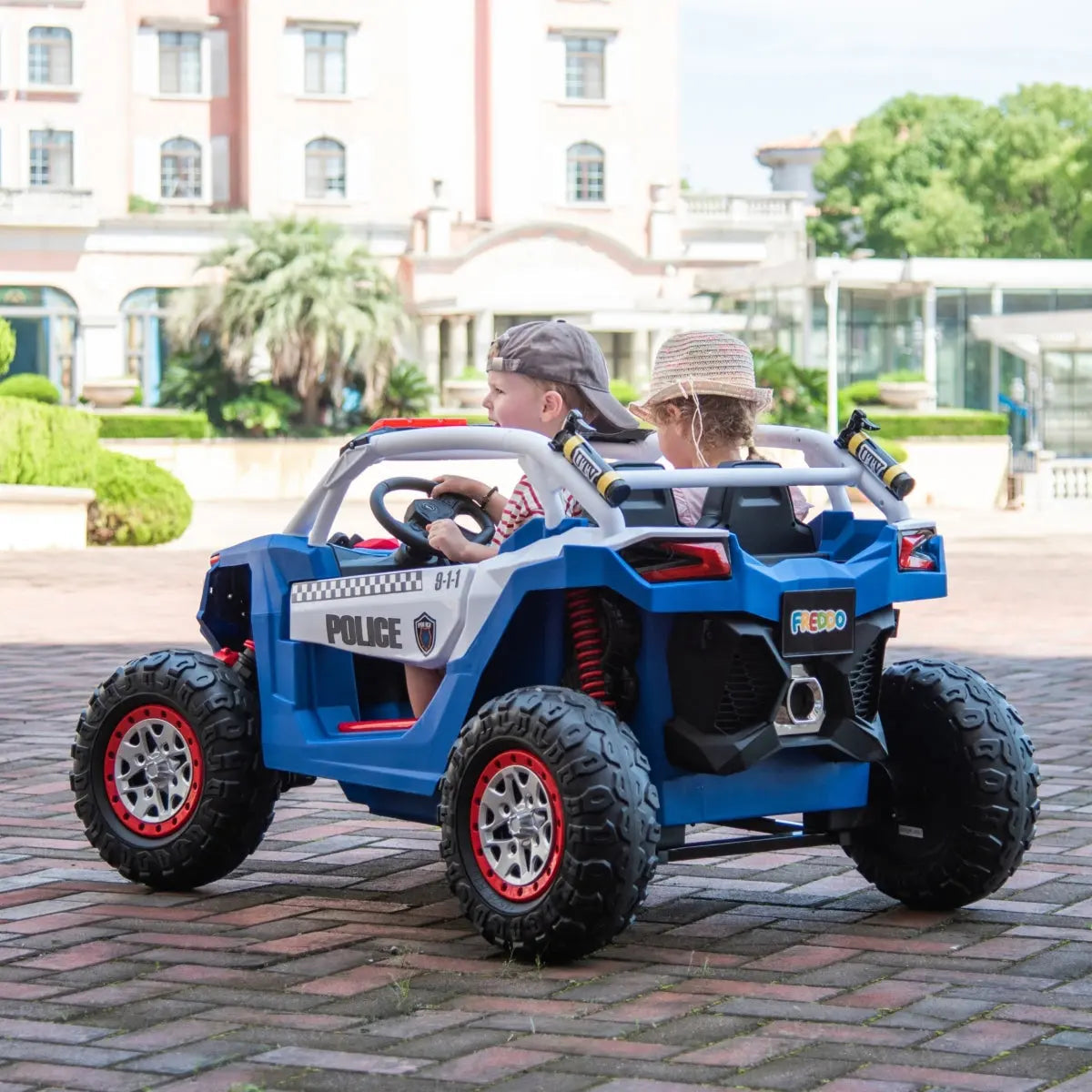 Photo of 24V Freddo Storm Police UTV 2 Seater by Freddo Toys - Premium Electric Kids Cars for UTVs / Side by Sides