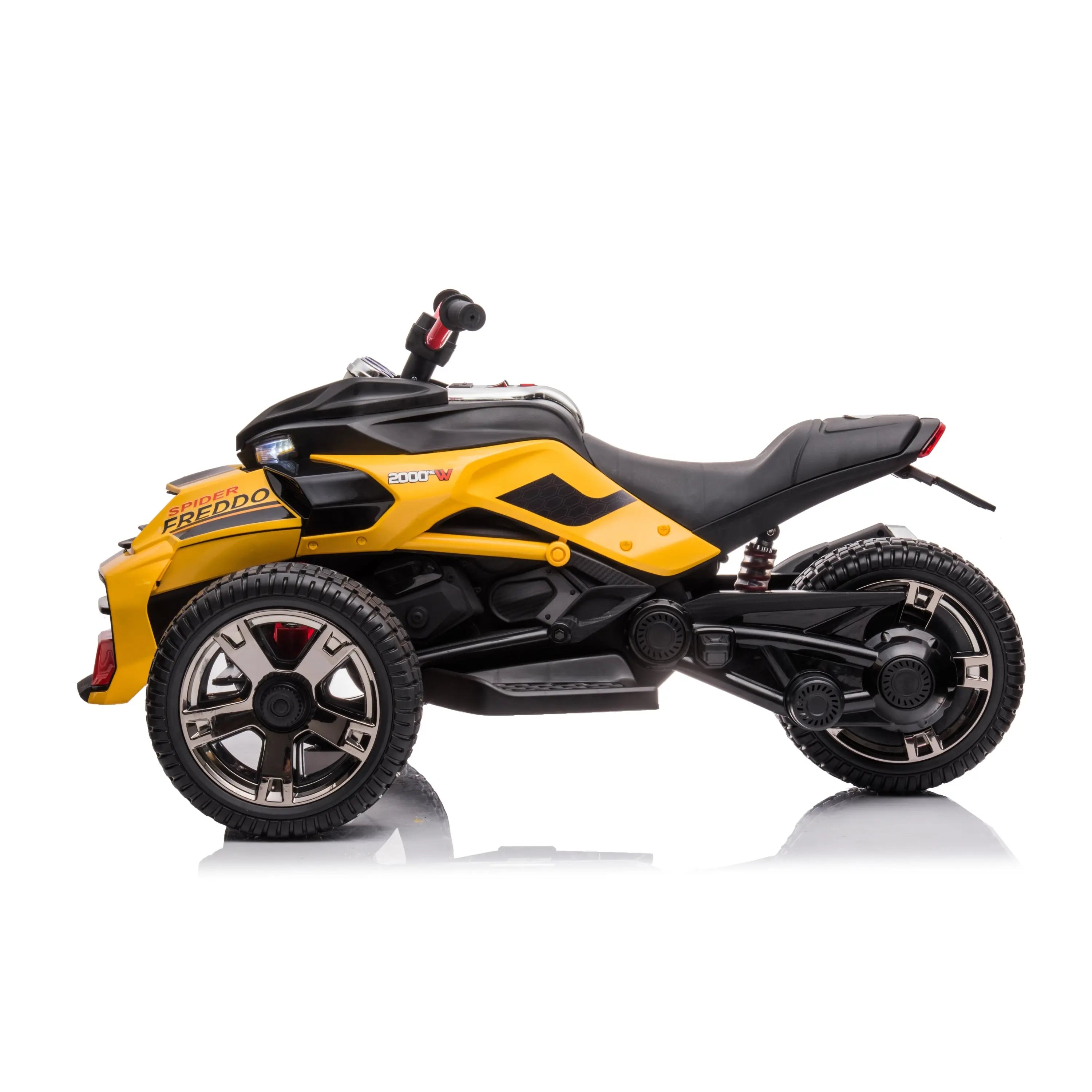 Photo of 24V Freddo Spider 2 Seater Ride-On 3 Wheel Motorcycle by Freddo Toys - Premium Ride On Cars for UTVs / Side by Sides