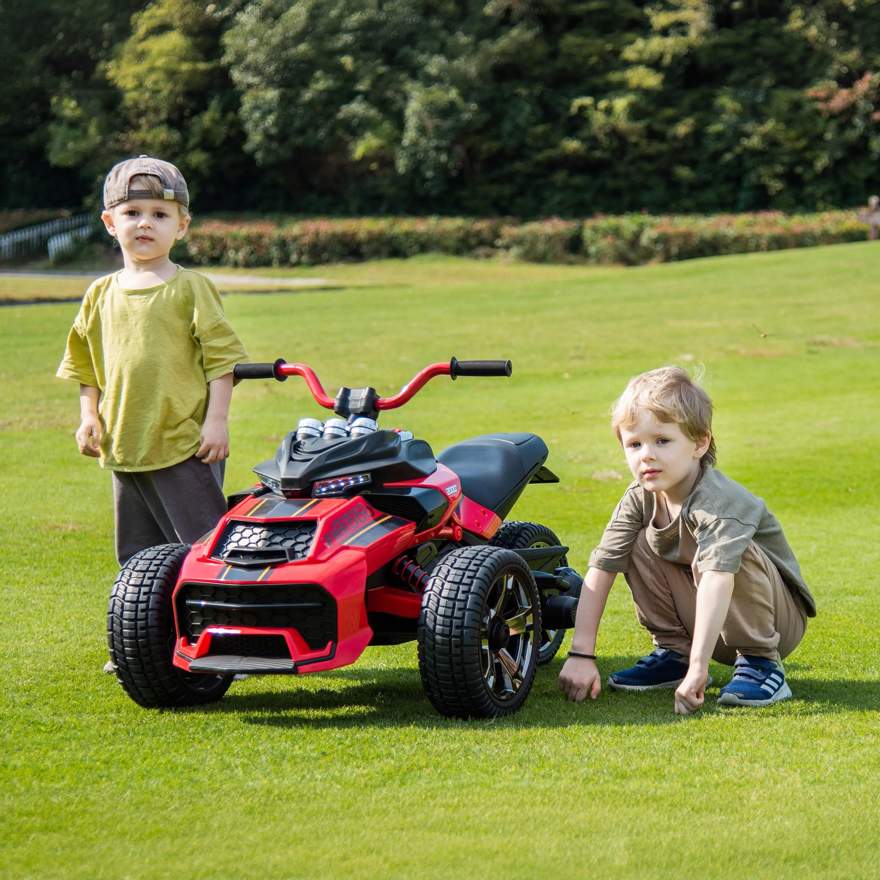 Photo of 24V Freddo Spider 2 Seater Ride-On 3 Wheel Motorcycle by Freddo Toys - Premium Ride On Cars for UTVs / Side by Sides
