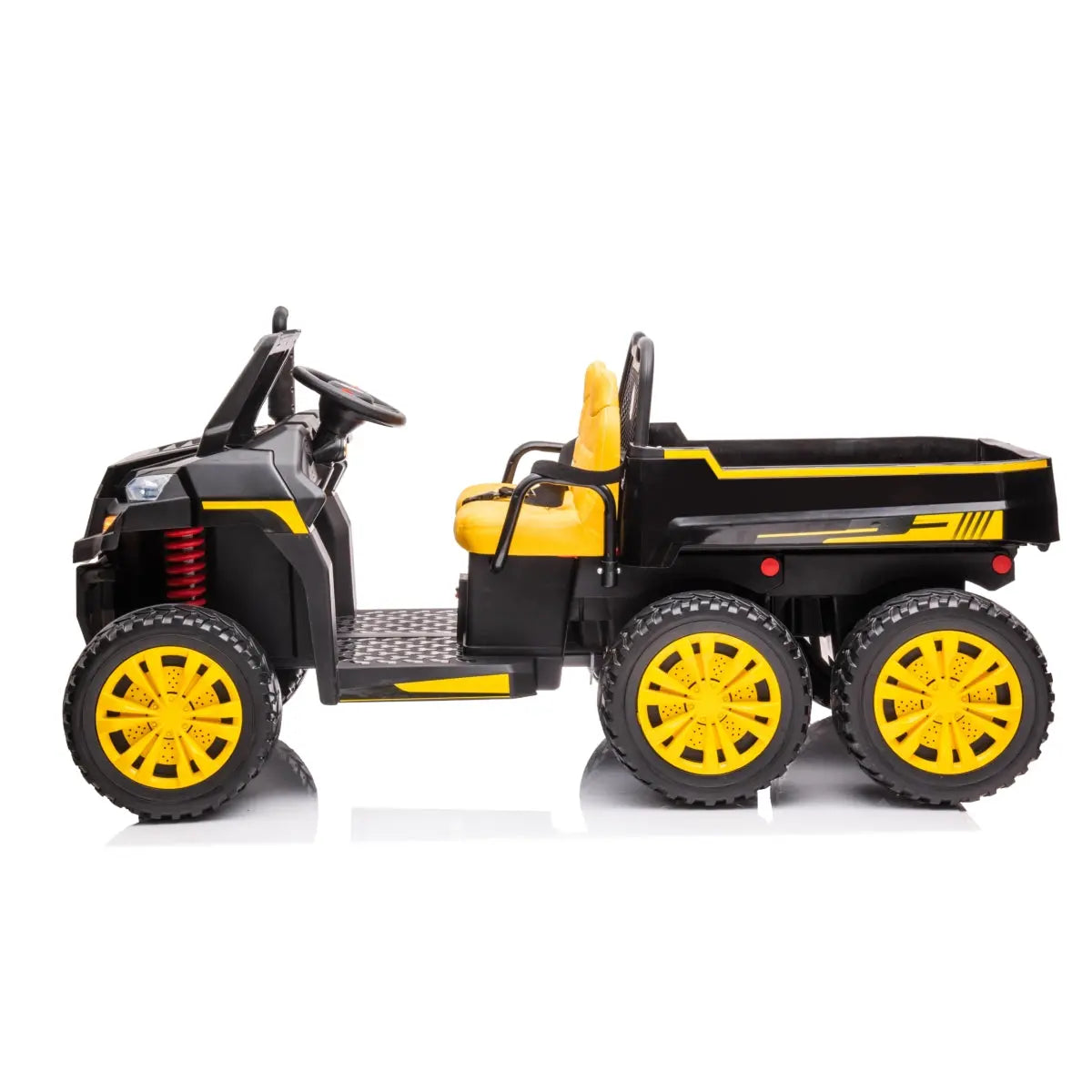 Photo of 24V 6 Wheeler Freddo Tractor Trailer 2 Seater Ride-on with Dump Cart and Parental Remote by Freddo Toys - Premium Electric Kids Cars for UTVs / Side by Sides