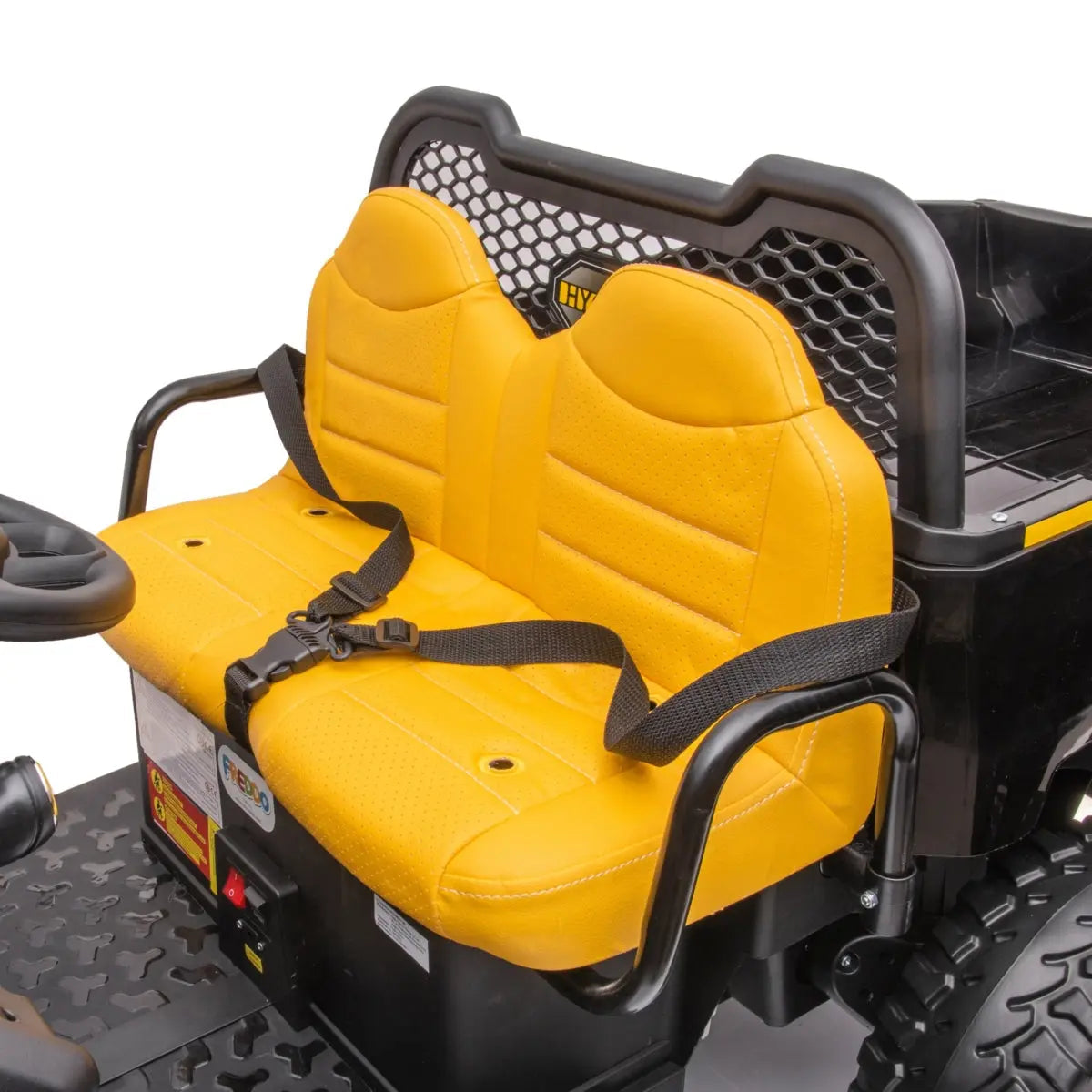 Photo of 24V 6 Wheeler Freddo Tractor Trailer 2 Seater Ride-on with Dump Cart and Parental Remote by Freddo Toys - Premium Electric Kids Cars for UTVs / Side by Sides