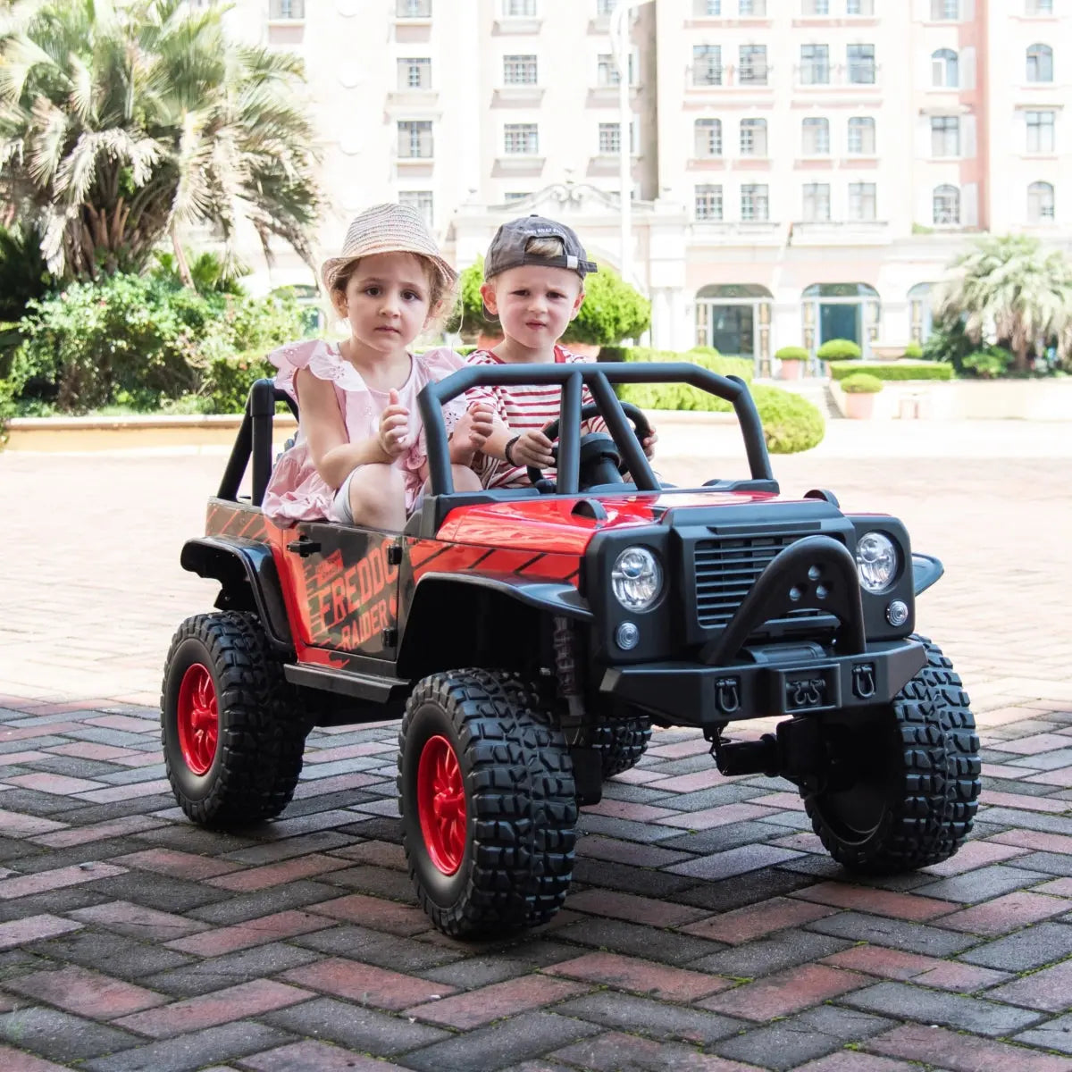Photo of 24V Jeep Freddo Raider 2 Seater Ride On by Freddo Toys - Premium Electric Kids Cars for UTVs / Side by Sides