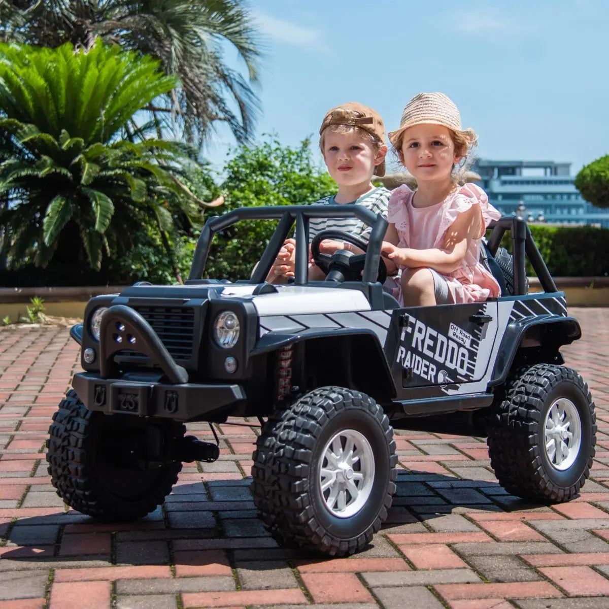 Photo of 24V Jeep Freddo Raider 2 Seater Ride On by Freddo Toys - Premium Electric Kids Cars for UTVs / Side by Sides