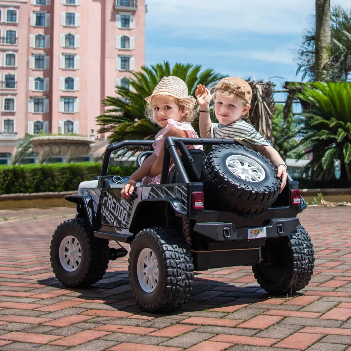 Photo of 24V Jeep Freddo Raider 2 Seater Ride On by Freddo Toys - Premium Electric Kids Cars for UTVs / Side by Sides