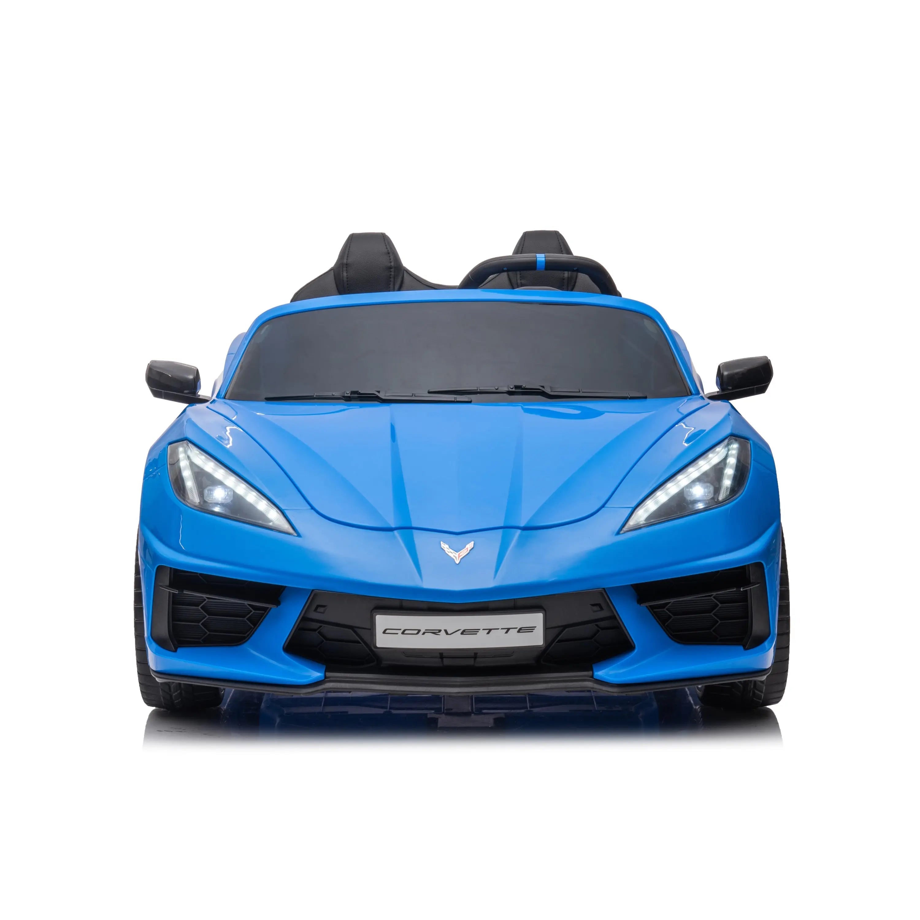 Photo of 24V Chevrolet Corvette C8 2 Seater Ride on Car by Freddo Toys - Premium Electric Kids Cars for UTVs / Side by Sides