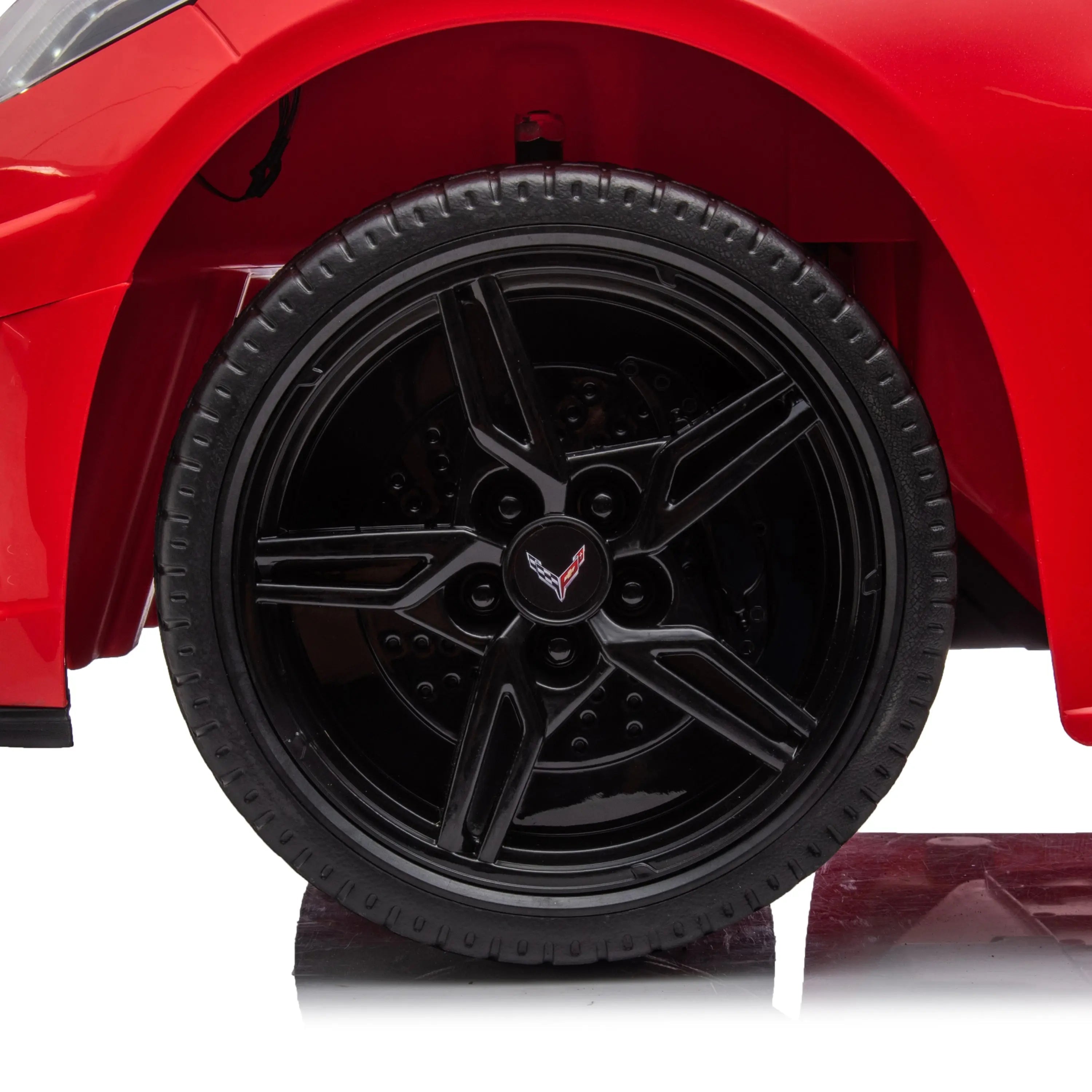 Photo of 24V Chevrolet Corvette C8 2 Seater Ride on Car by Freddo Toys - Premium Electric Kids Cars for UTVs / Side by Sides