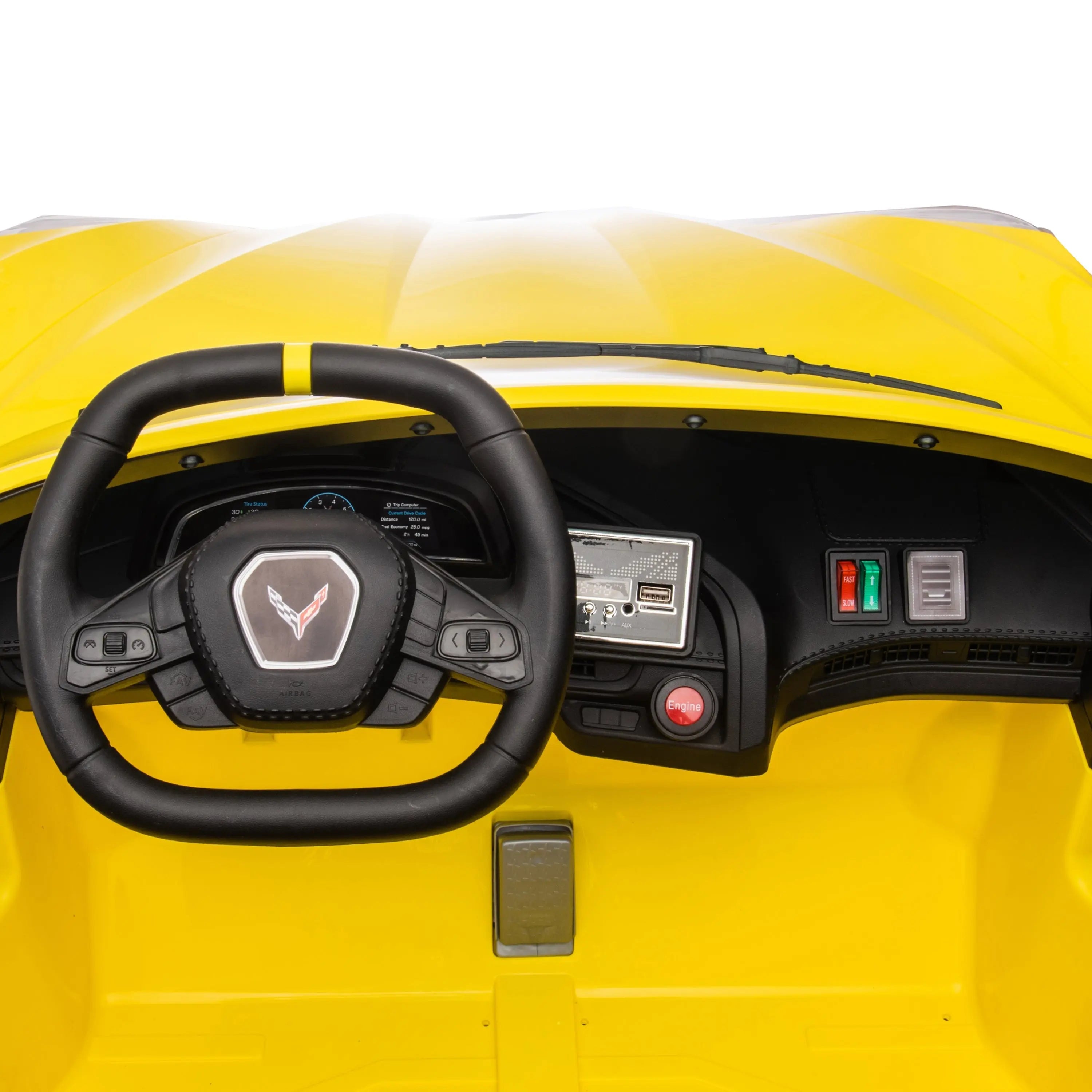 Photo of 24V Chevrolet Corvette C8 2 Seater Ride on Car by Freddo Toys - Premium Electric Kids Cars for UTVs / Side by Sides