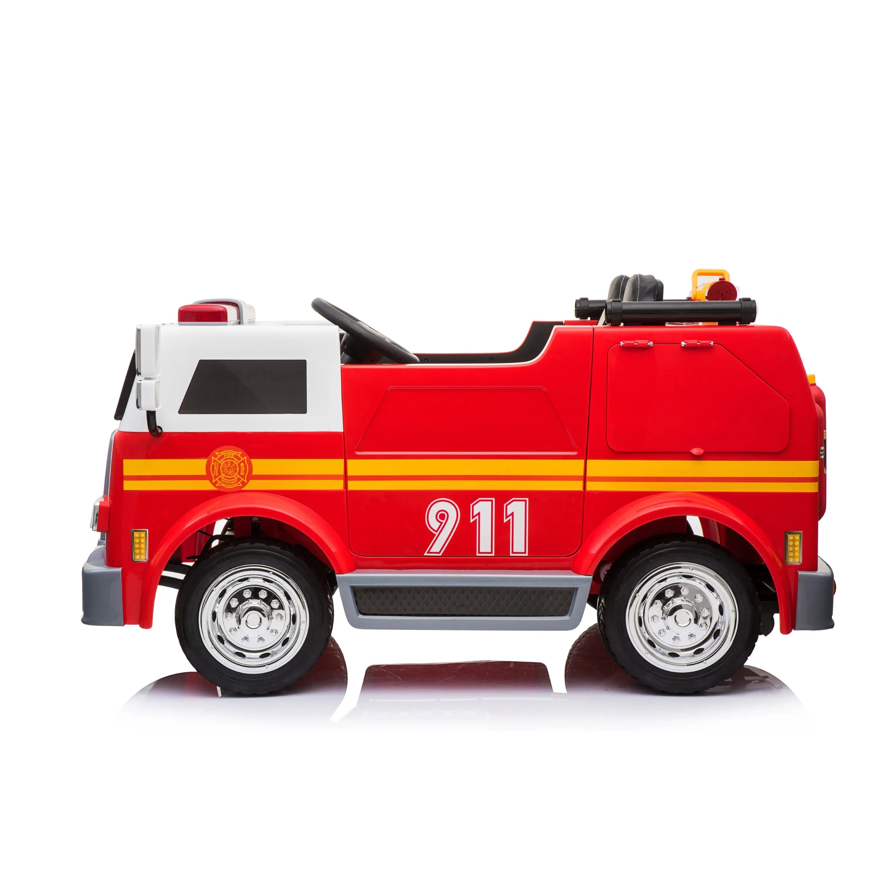 Photo of 24V Freddo Fire Truck 2-Seater Ride on by Freddo Toys - Premium Electric Kids Cars for UTVs / Side by Sides