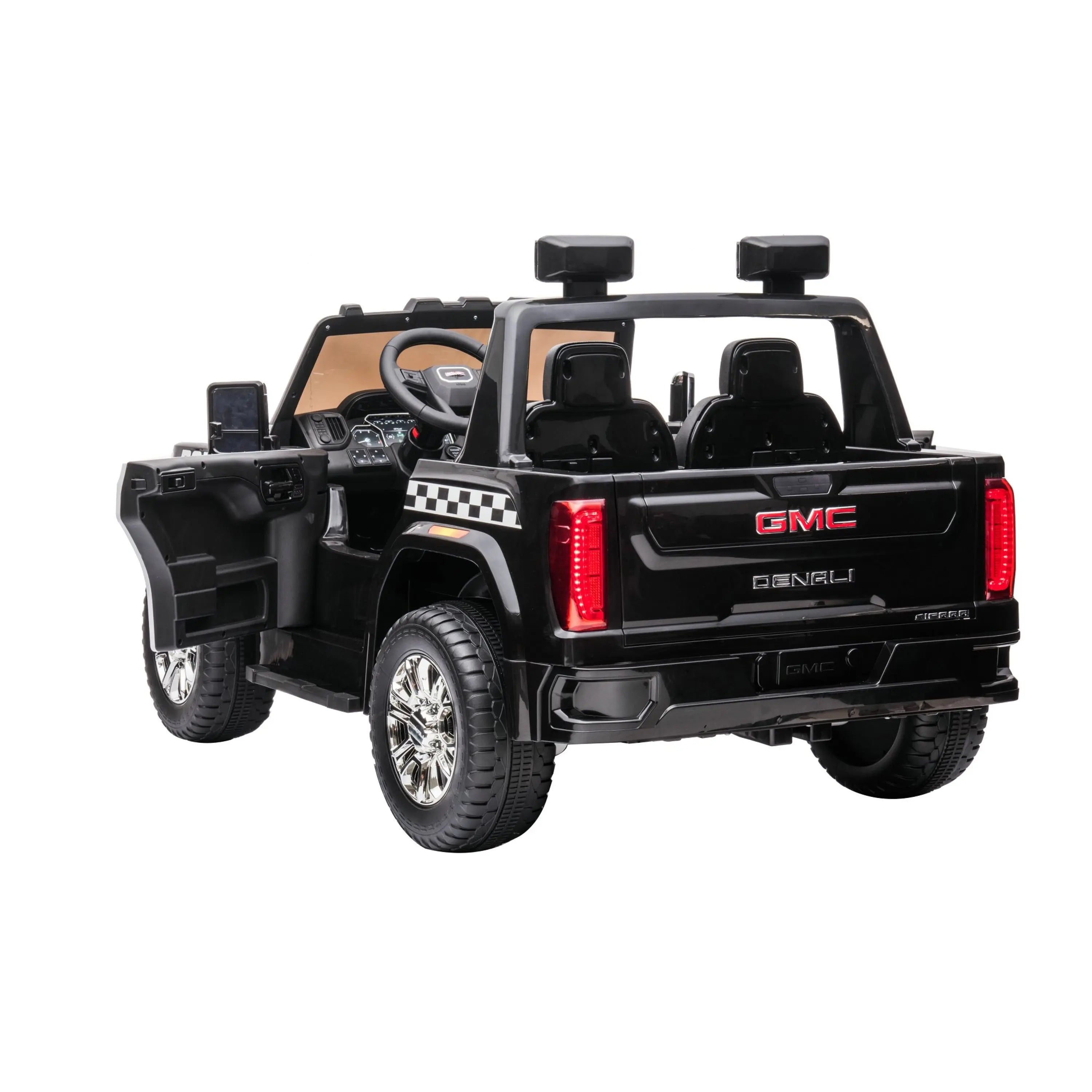 Photo of 24V GMC Sierra Denali 2 Seater Police Ride-On Truck by Freddo Toys - Premium Electric Kids Cars for UTVs / Side by Sides