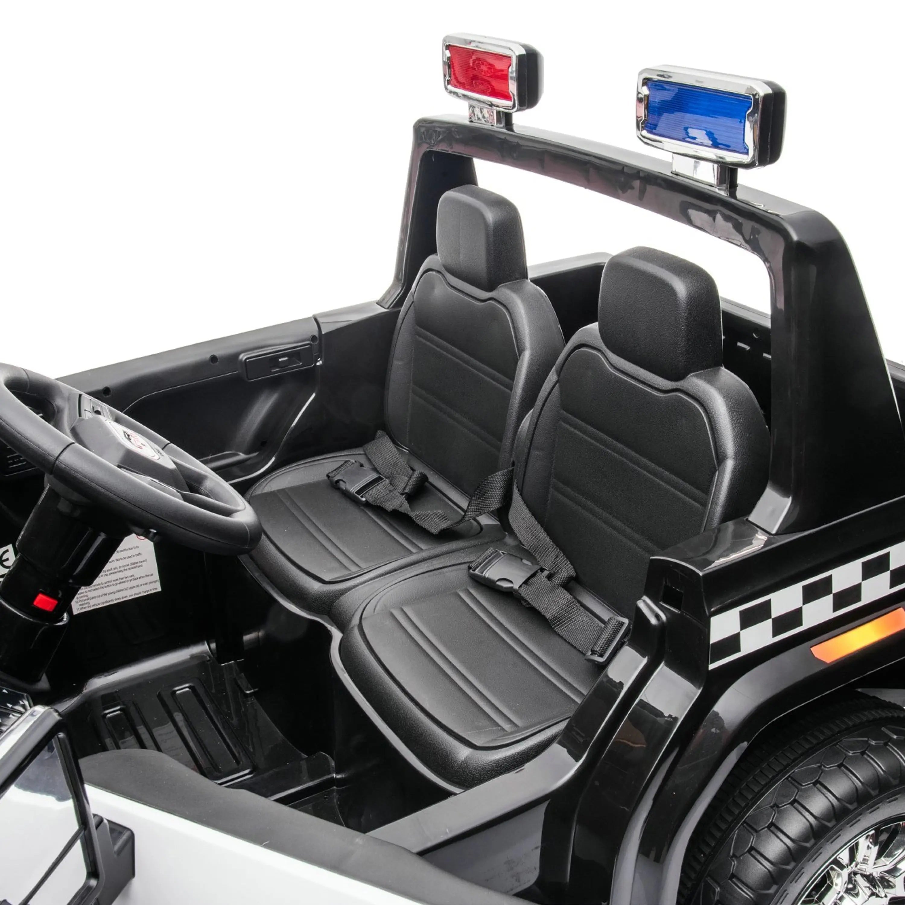 Photo of 24V GMC Sierra Denali 2 Seater Police Ride-On Truck by Freddo Toys - Premium Electric Kids Cars for UTVs / Side by Sides